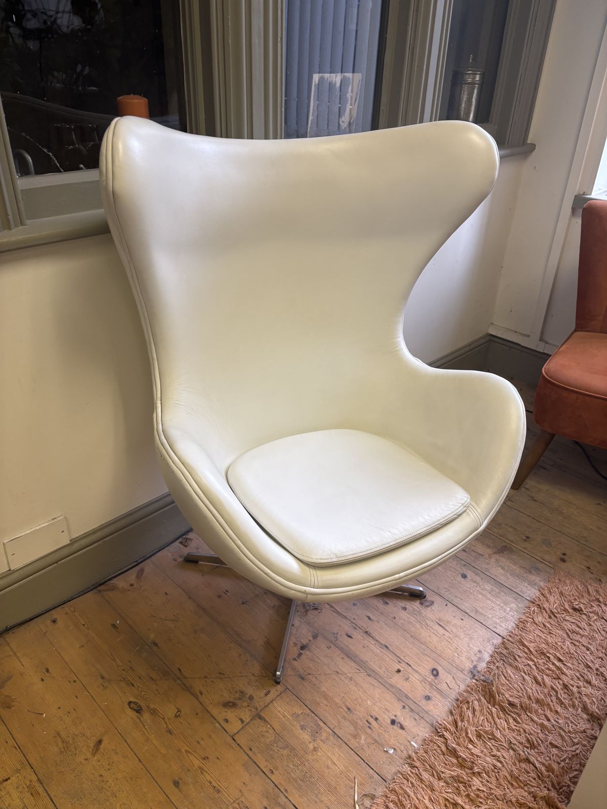 Cream Egg Chair photo furniture