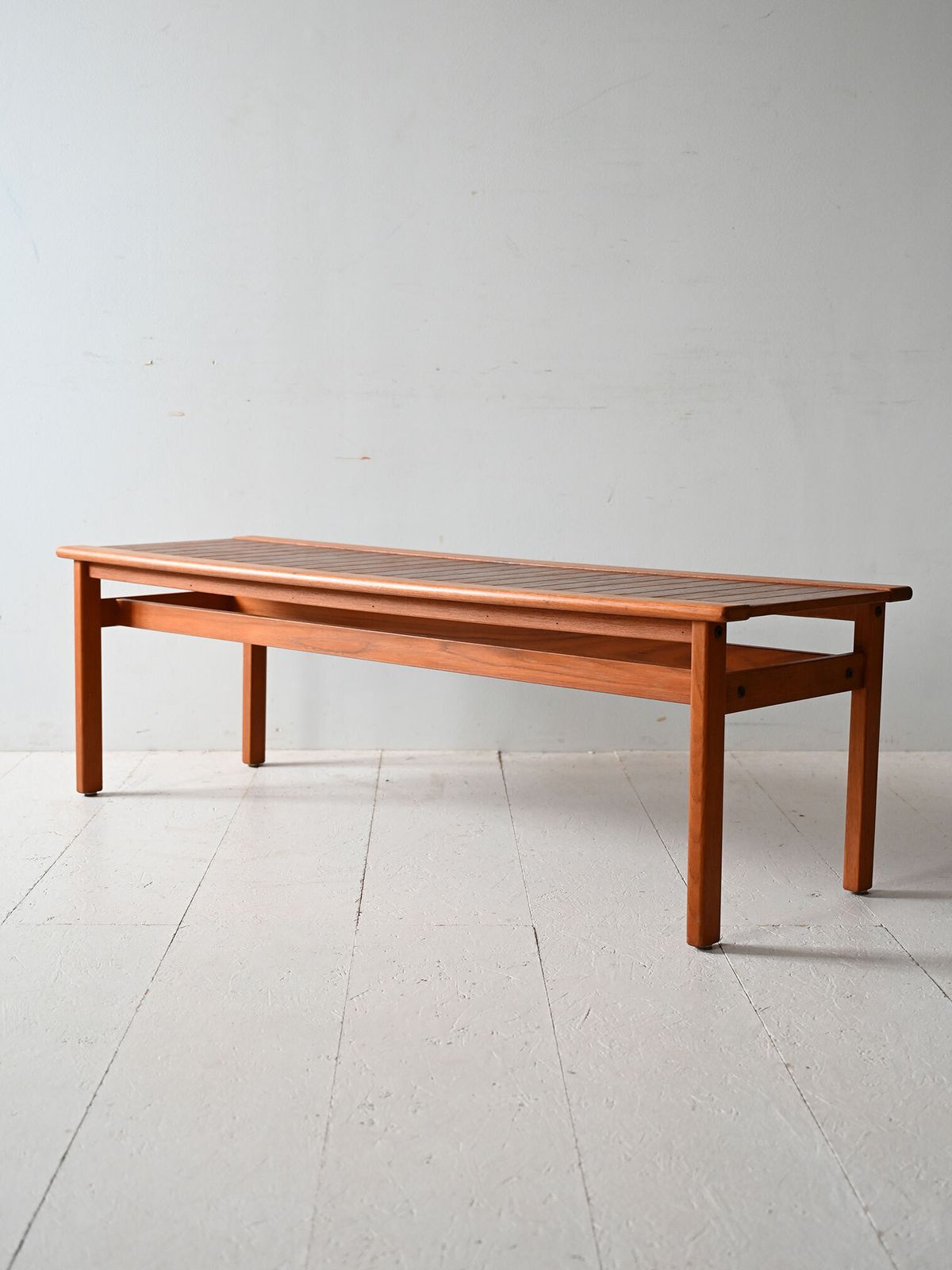 Scandinavian Teak Bench From The 1960s photo Furniture
