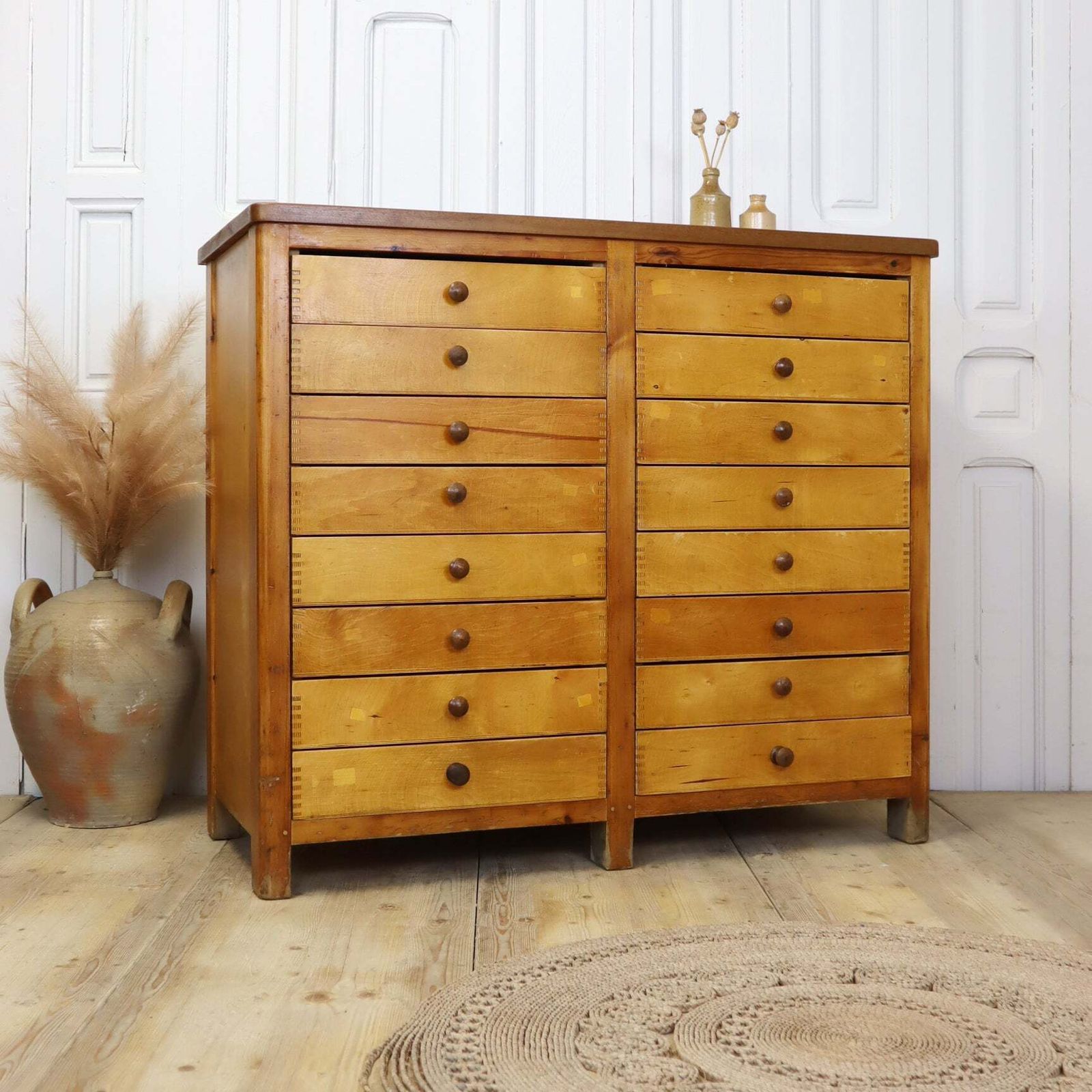 Vintage Shop Haberdashery Chest Of Drawers photo furniture