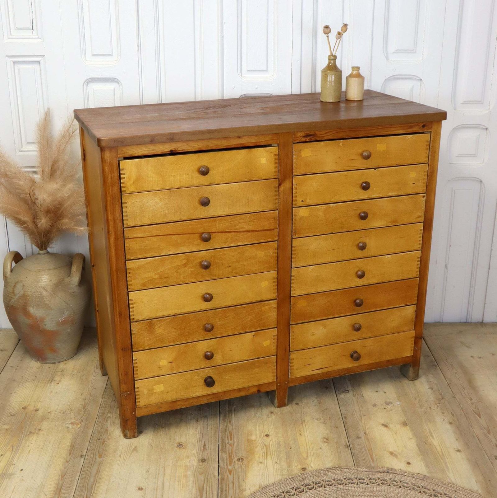 Vintage Shop Haberdashery Chest Of Drawers photo Furniture