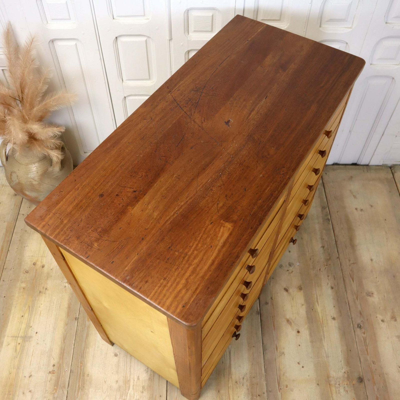 photo for sale Vintage Shop Haberdashery Chest Of Drawers