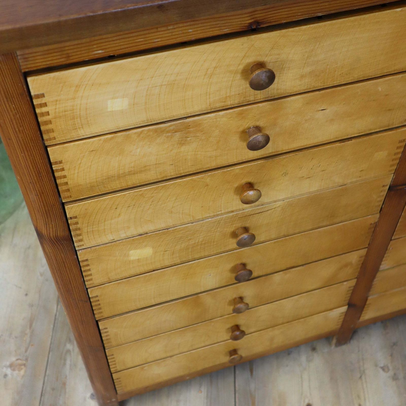 Vintage Shop Haberdashery Chest Of Drawers photo vintage