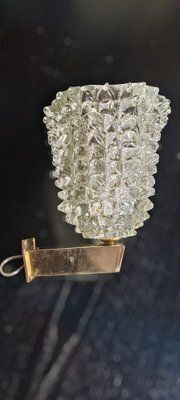 Rostrato Murano Applique In The Style Of Barovier & Toso, 1950s photo Lighting