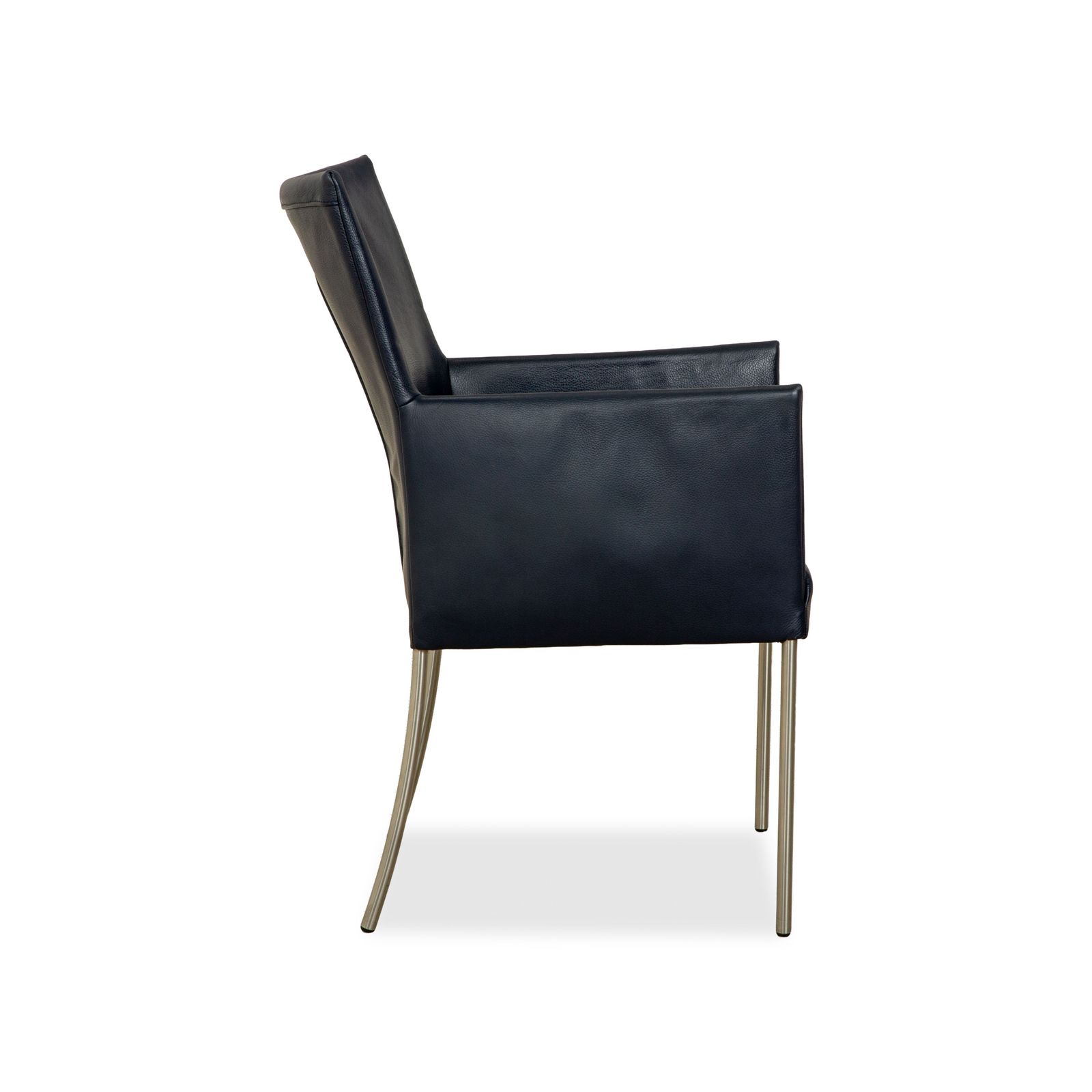 Set Of 6 Bert Plantagie Arc E Leather Chairs, Blue Marine photo buy