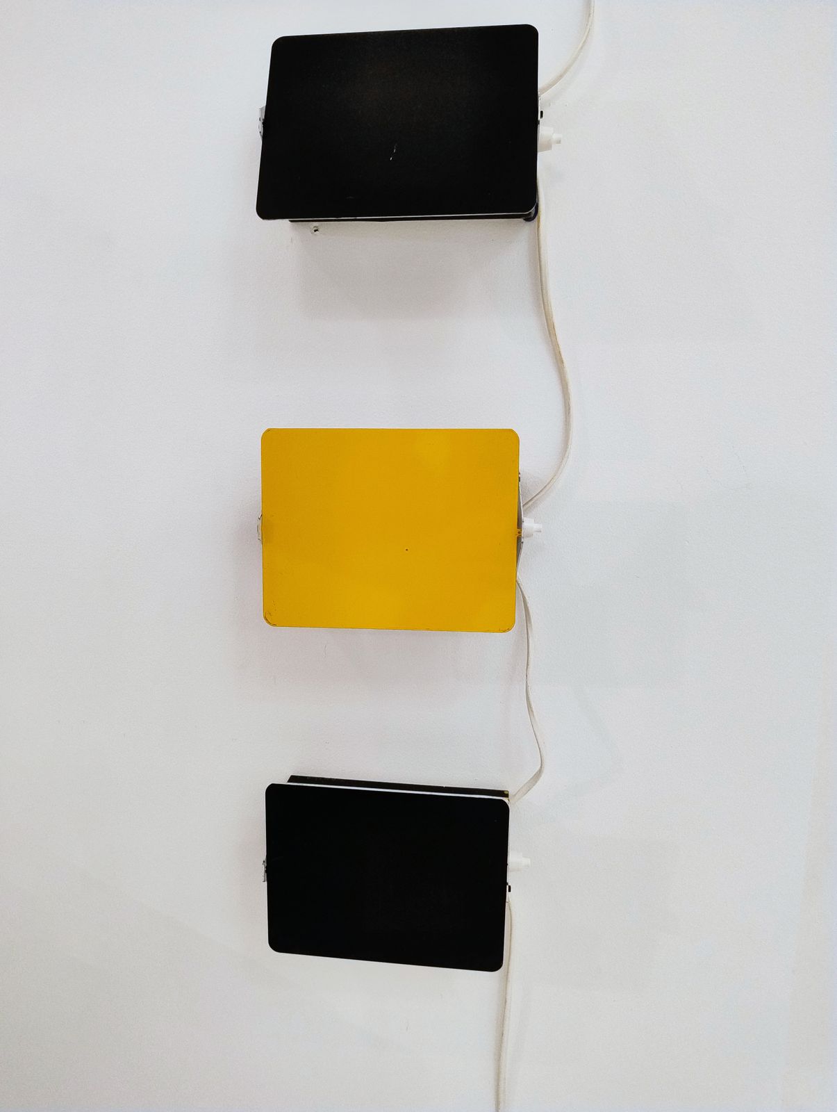 Mid Century Modern Charlotte Perriand Mod. Cp1 Pair Of Yellow French Sconces photo 1662.0