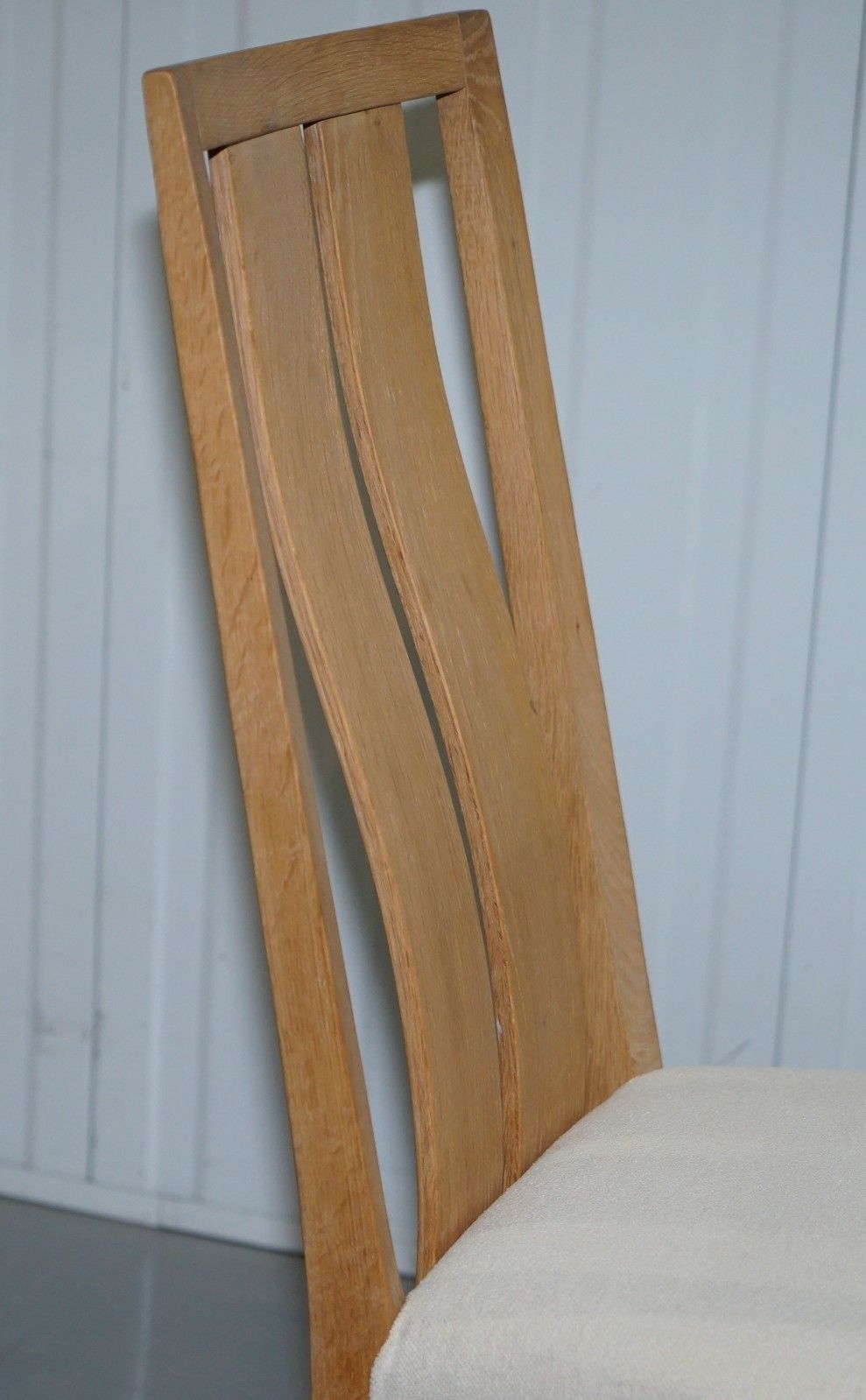 Rare Set Of Eight Orum Mobler Ash Wood Dining Chairs Table & Bookcase Available photo 1200.0