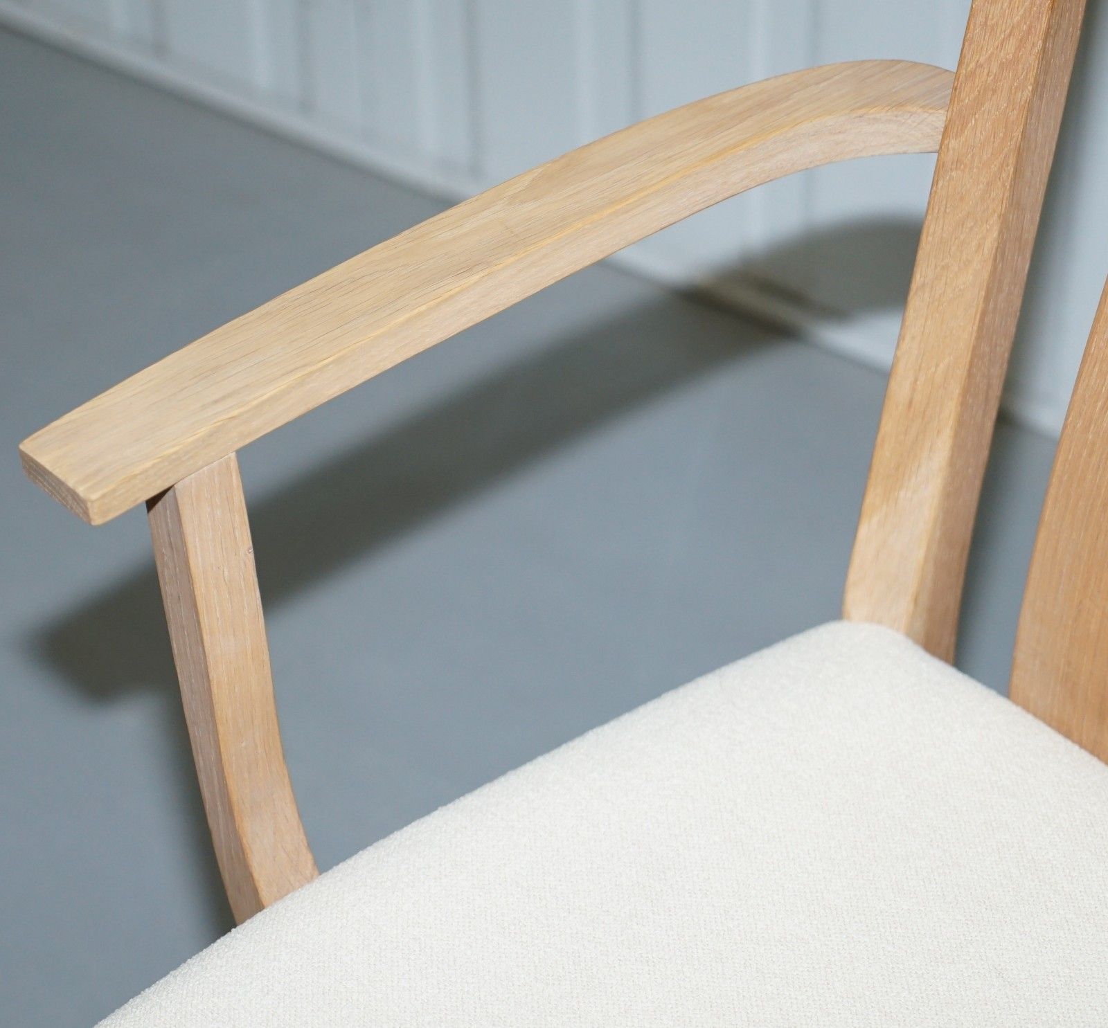 photo furniture Rare Set Of Eight Orum Mobler Ash Wood Dining Chairs Table & Bookcase Available