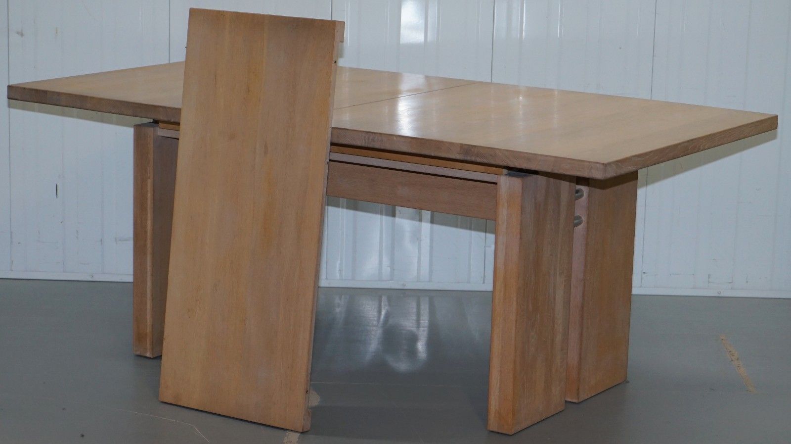 Furniture Rare Set Of Eight Orum Mobler Ash Wood Dining Chairs Table & Bookcase Available photo