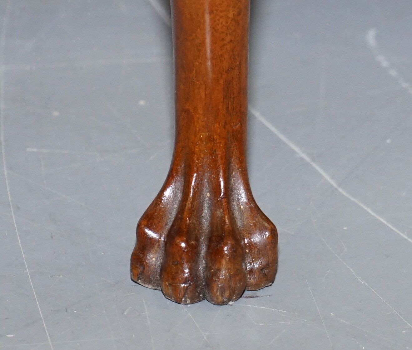 Fully Restored George III Style Hand Carved Bench Stool With Lion Hairy Paw Feet photo vinterior