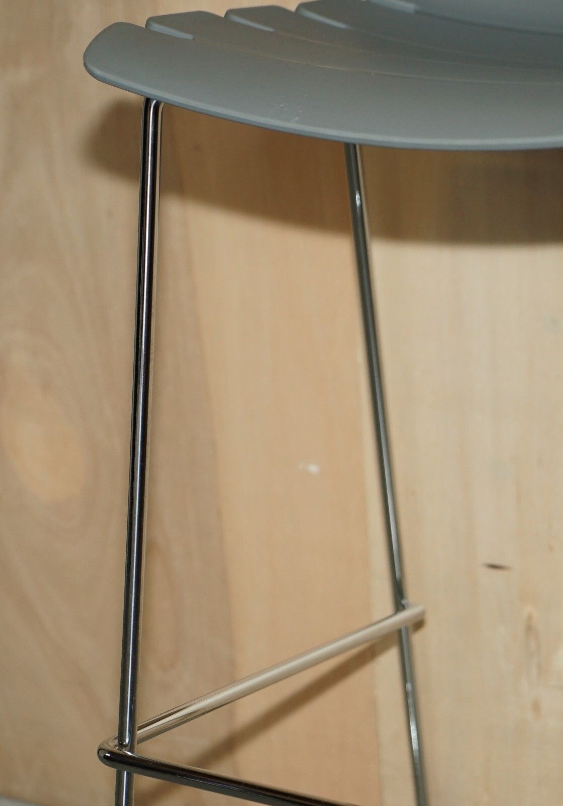 Four Grey Whiteleaf Furniture Ltd Designer Stacking Bar Stools Part Of A Suite photo buy