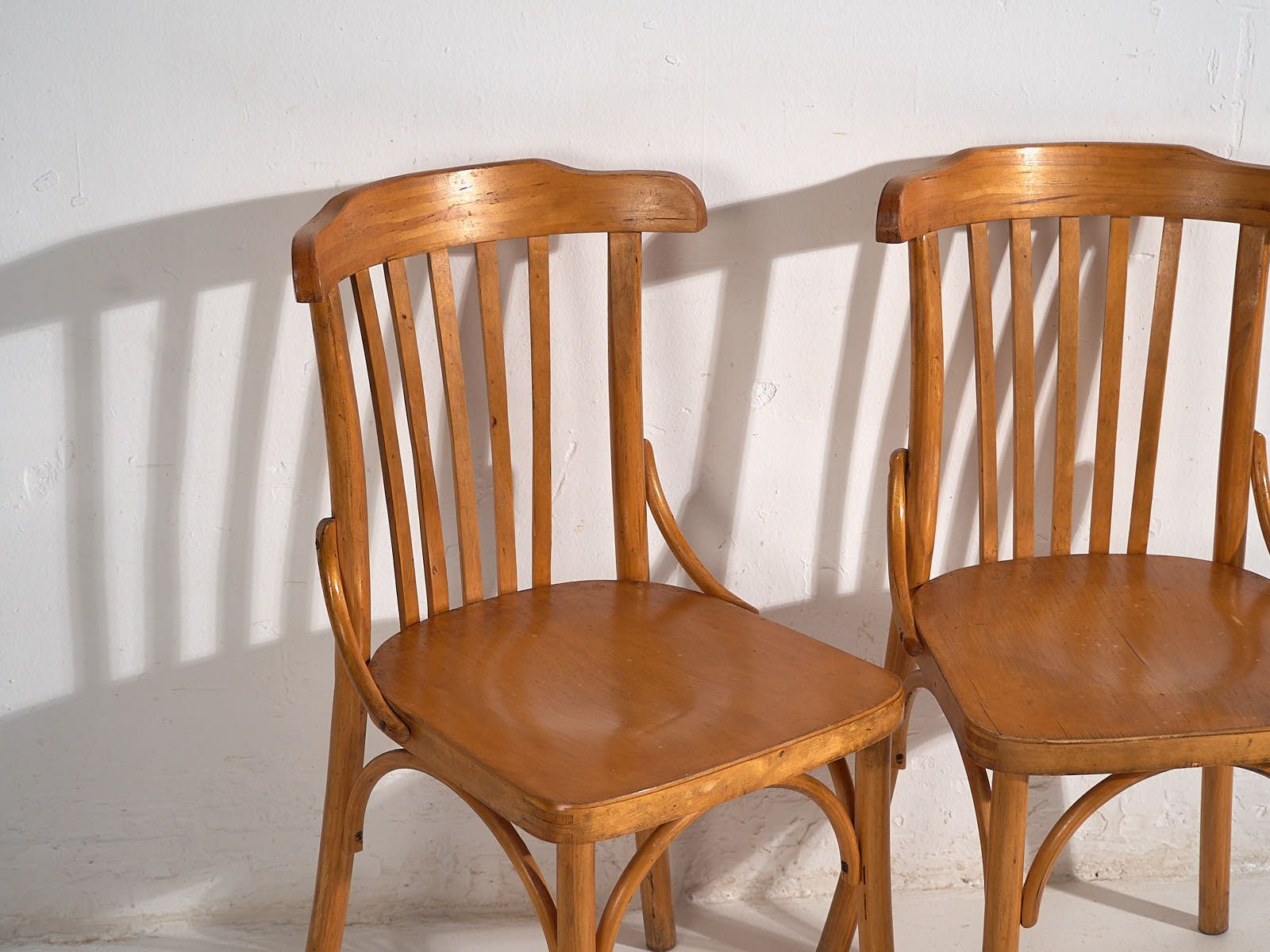 Antique Bentwood Coffee Chairs (C.1920). Set Of 2 Pieces #4 photo for sale