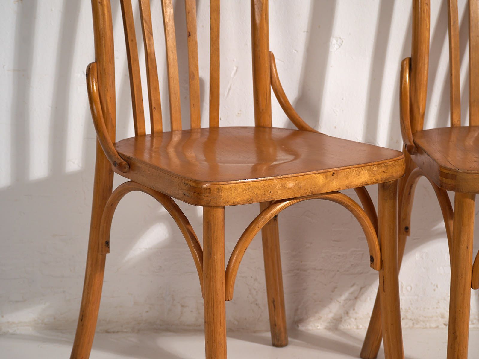 Antique Bentwood Coffee Chairs (C.1920). Set Of 2 Pieces #4 photo Furniture