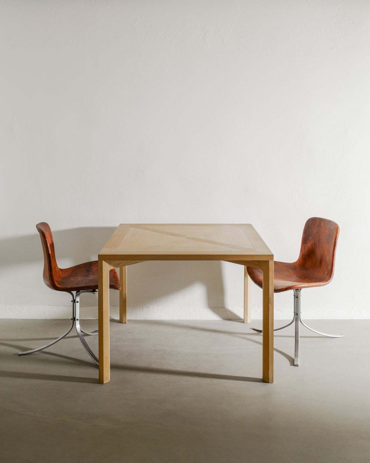 Squared Danish Wooden Ash Dining Side Table By Poul Kjærholm For Pp Møbler Denmark, 1990s photo furniture