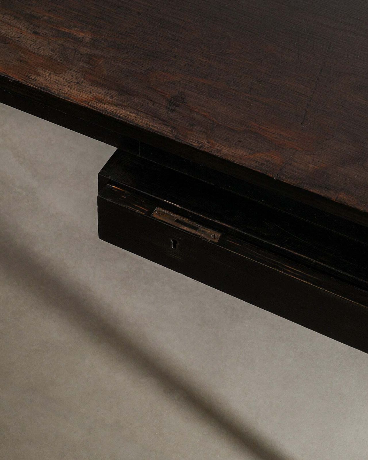 Danish Mid Century Wooden Steel "Pk52" Desk By Poul Kjærholm For Rud Rasmussen, 1950s photo Furniture