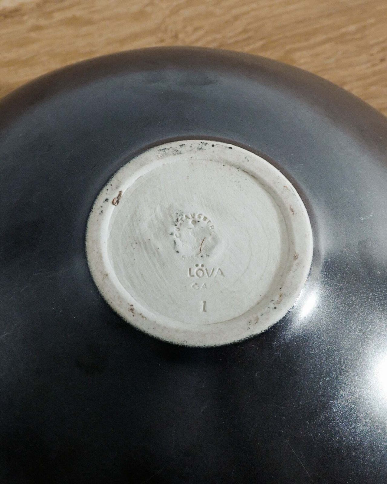 Swedish Mid Century Decorative Ceramic Bowl By Gabi Citron Tengborg For Gustavsberg, 1950s photo 2350.0