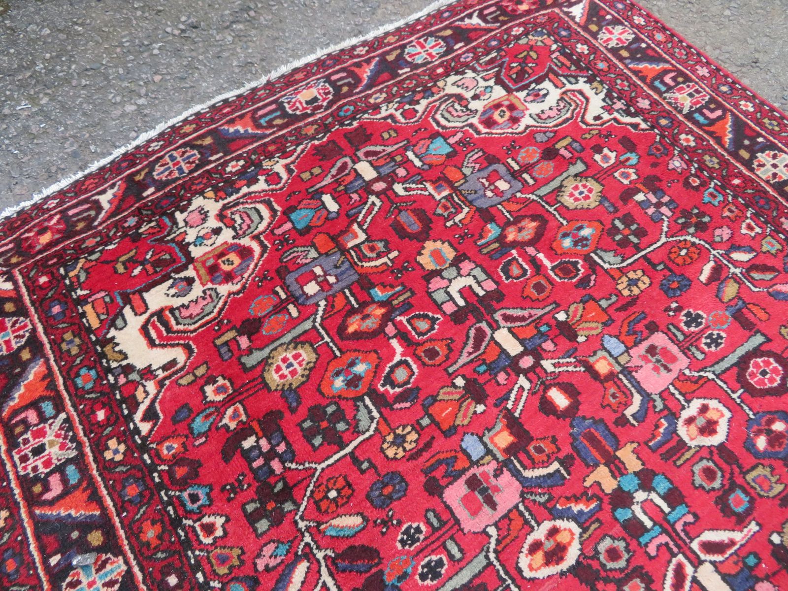 Hamadan Kelleh Carpet Large Sized Rug. 320cm X 163cm. photo Textiles