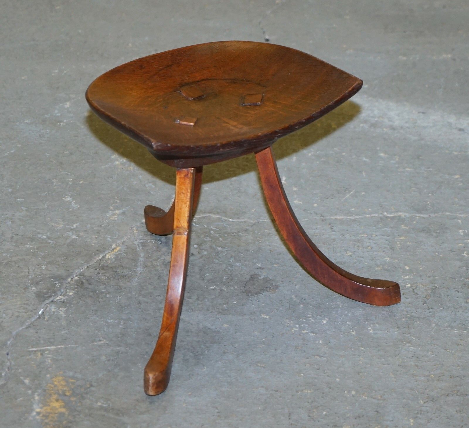 Fully Restored Liberty's London Thebes Stool L Wyburd Original Antique Victorian photo furniture