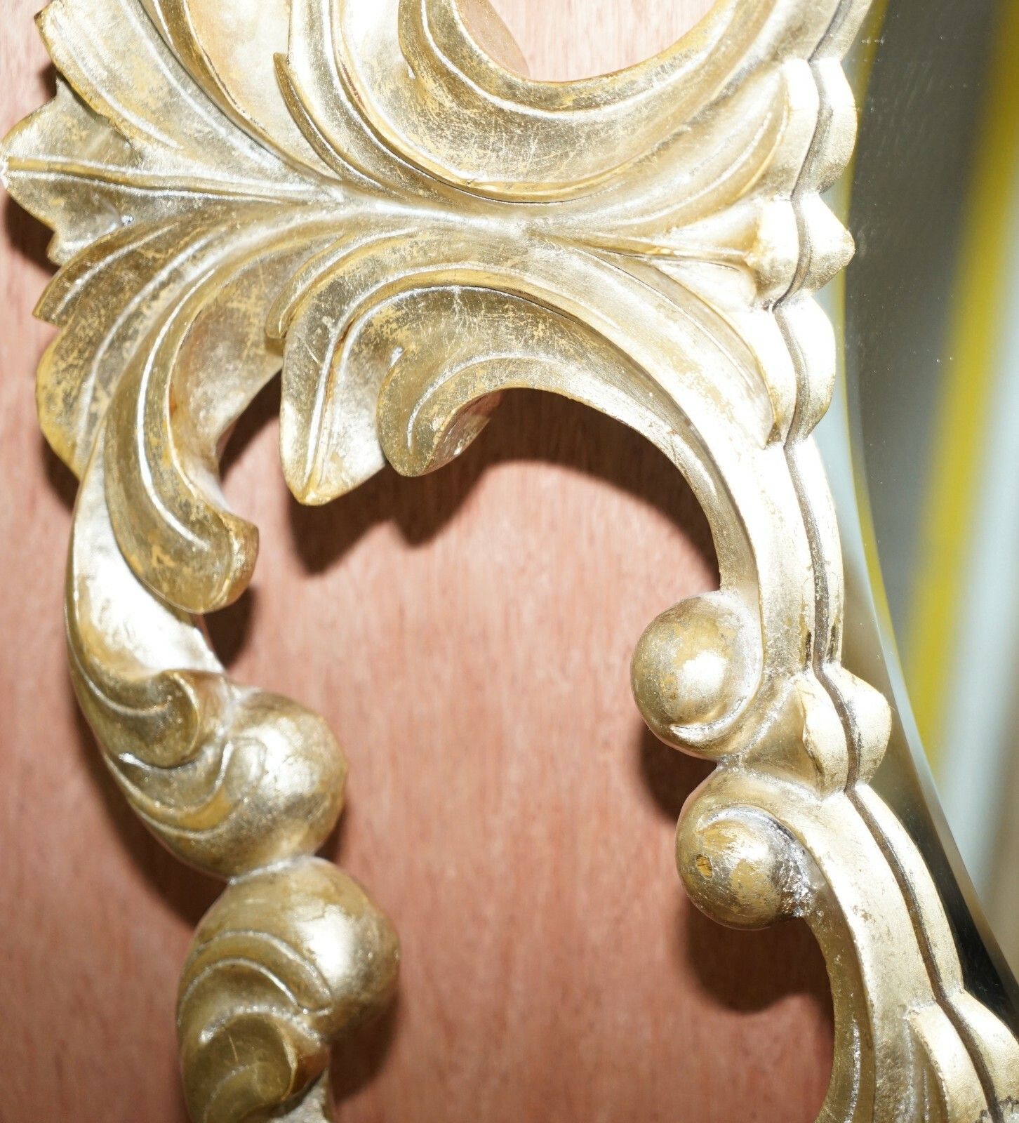 1 Of 2 Rrp £2850 Christopher Guy Gold & Silver Leaf Gilt Wood Wall Mirrors photo vinterior