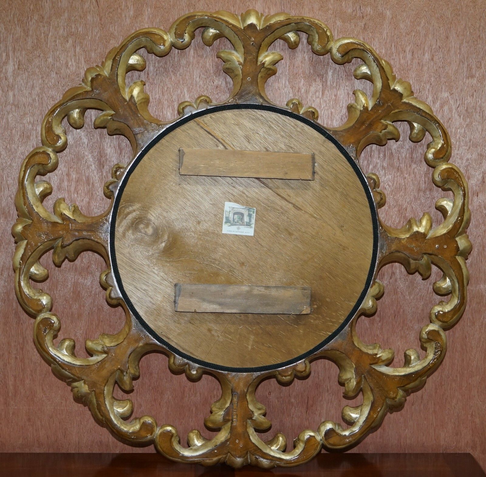 photo for sale 1 Of 2 Rrp £2850 Christopher Guy Gold & Silver Leaf Gilt Wood Wall Mirrors