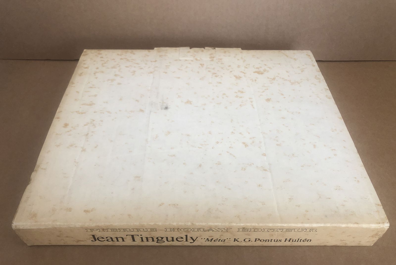 Rare Tinguely Book Including Signed Original Metamatic Drawing, 1973 photo furniture
