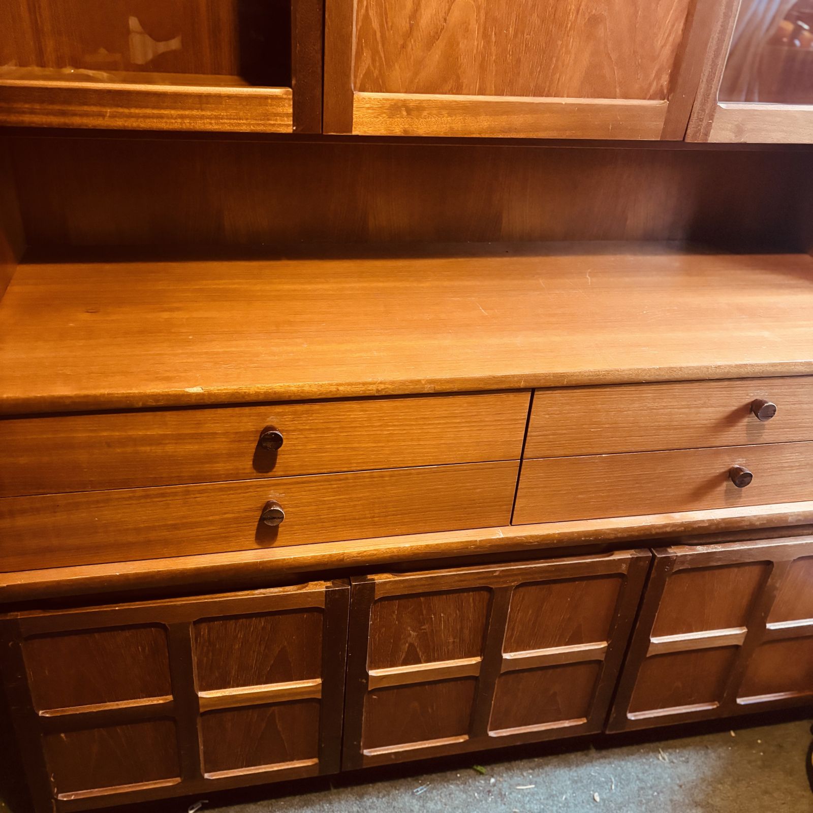 Nathan Squares Display Cabinet And Mirrored Drinks Bureau photo Furniture