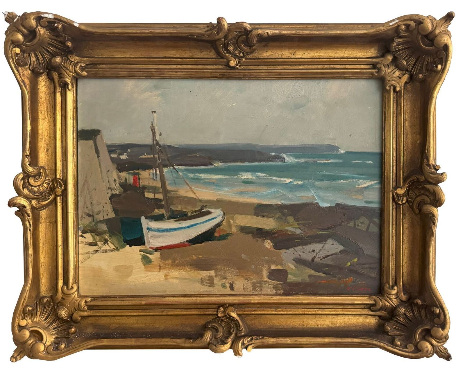 'A Stiff Breeze Of The Brittany Coast, 1972' By Ove Olson