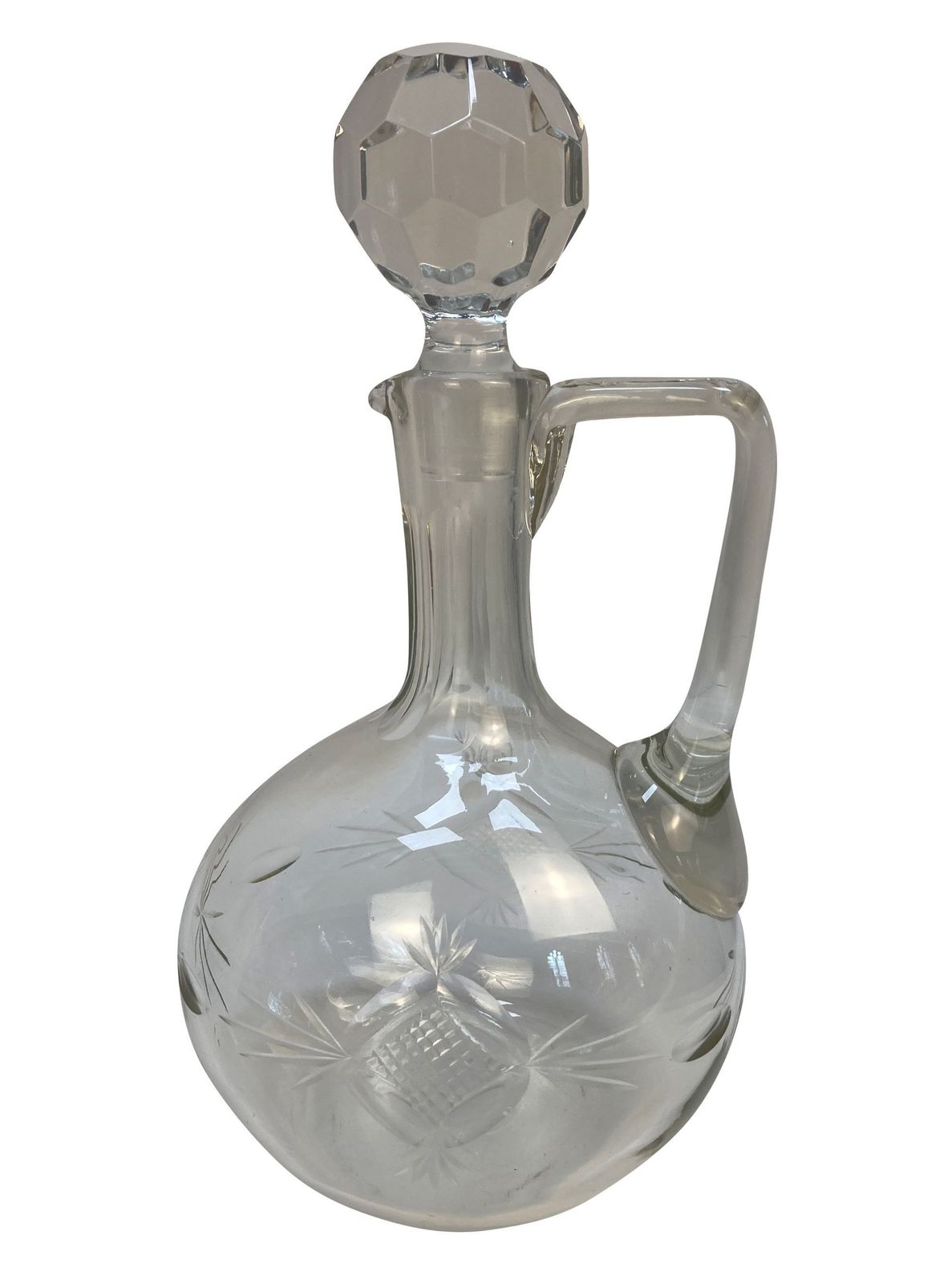 A Silver Drinks Tray With Six Glass Decanters photo 826.0