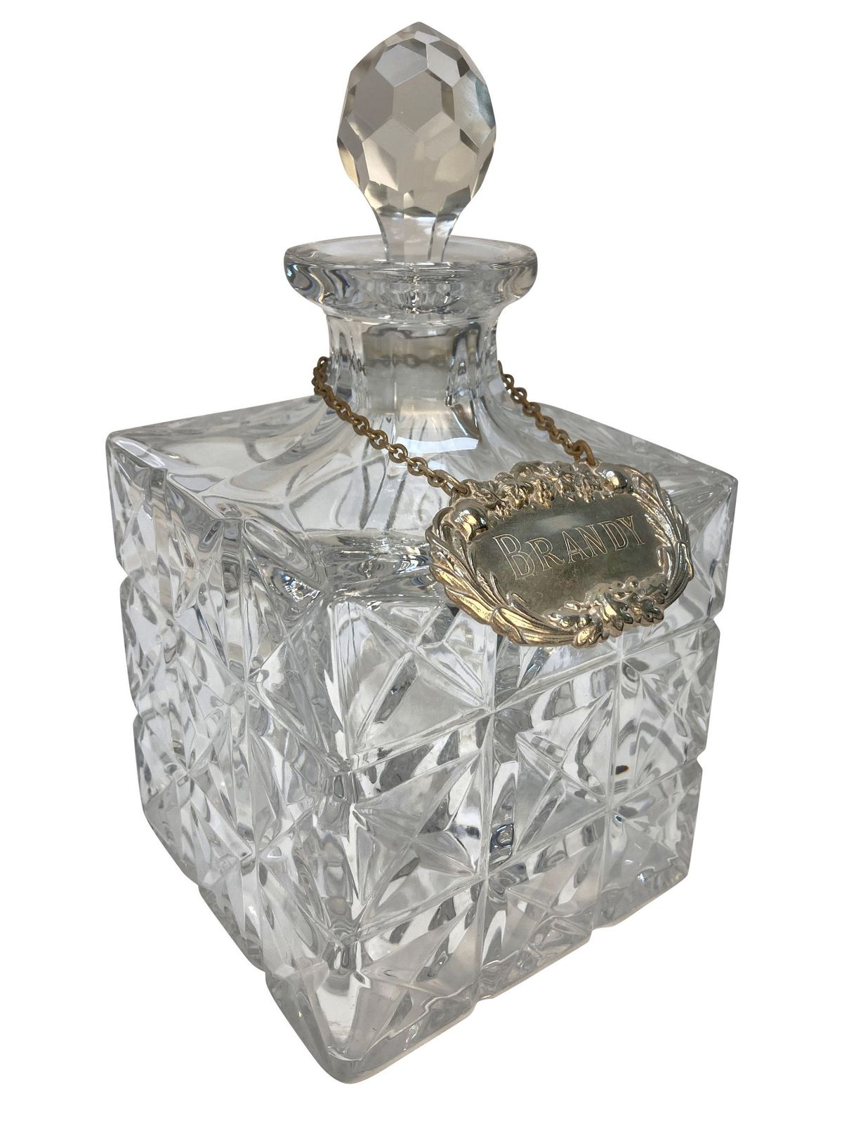 A Silver Drinks Tray With Six Glass Decanters photo vinterior