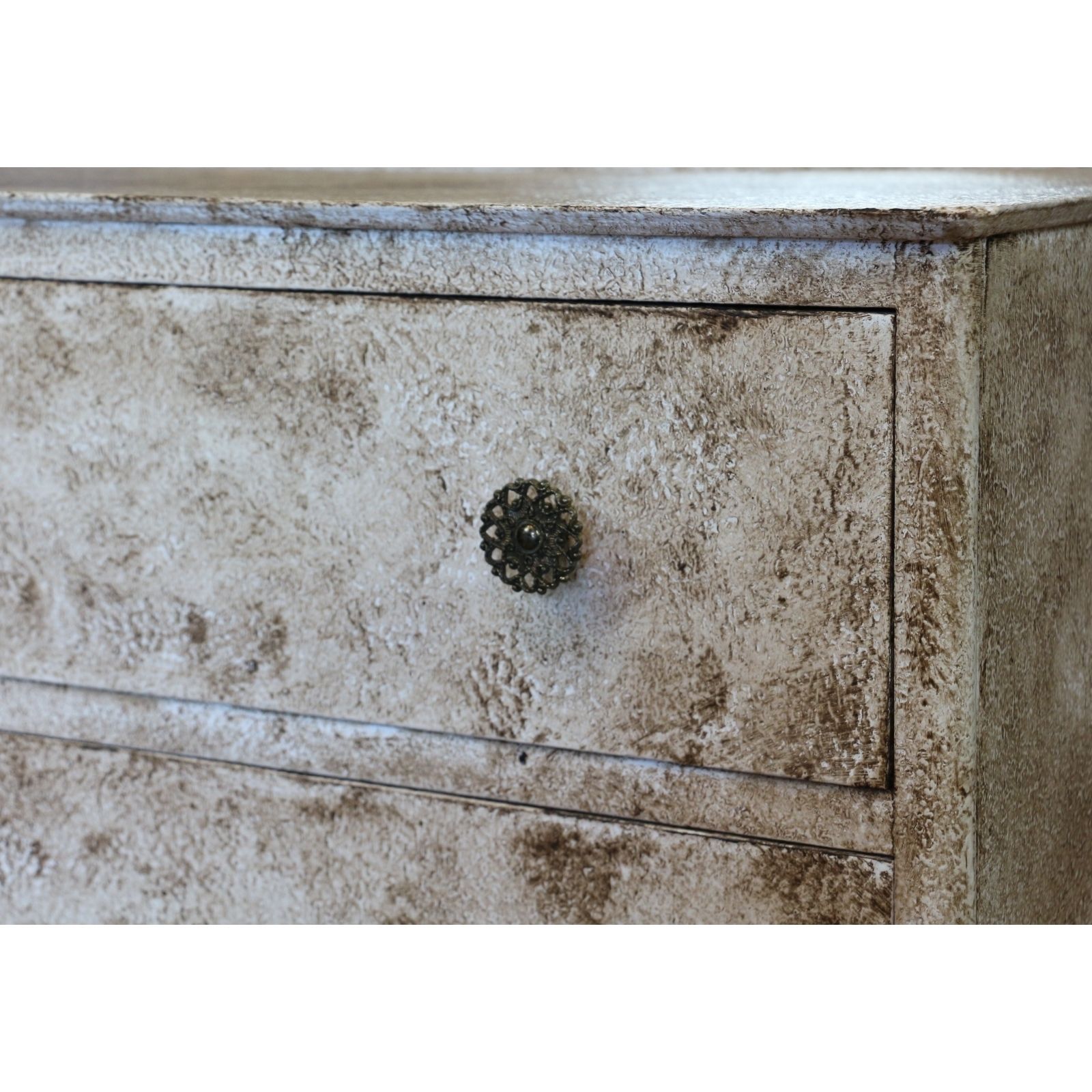 A Retro Painted And Waxed Dressing Table Over Chest photo buy