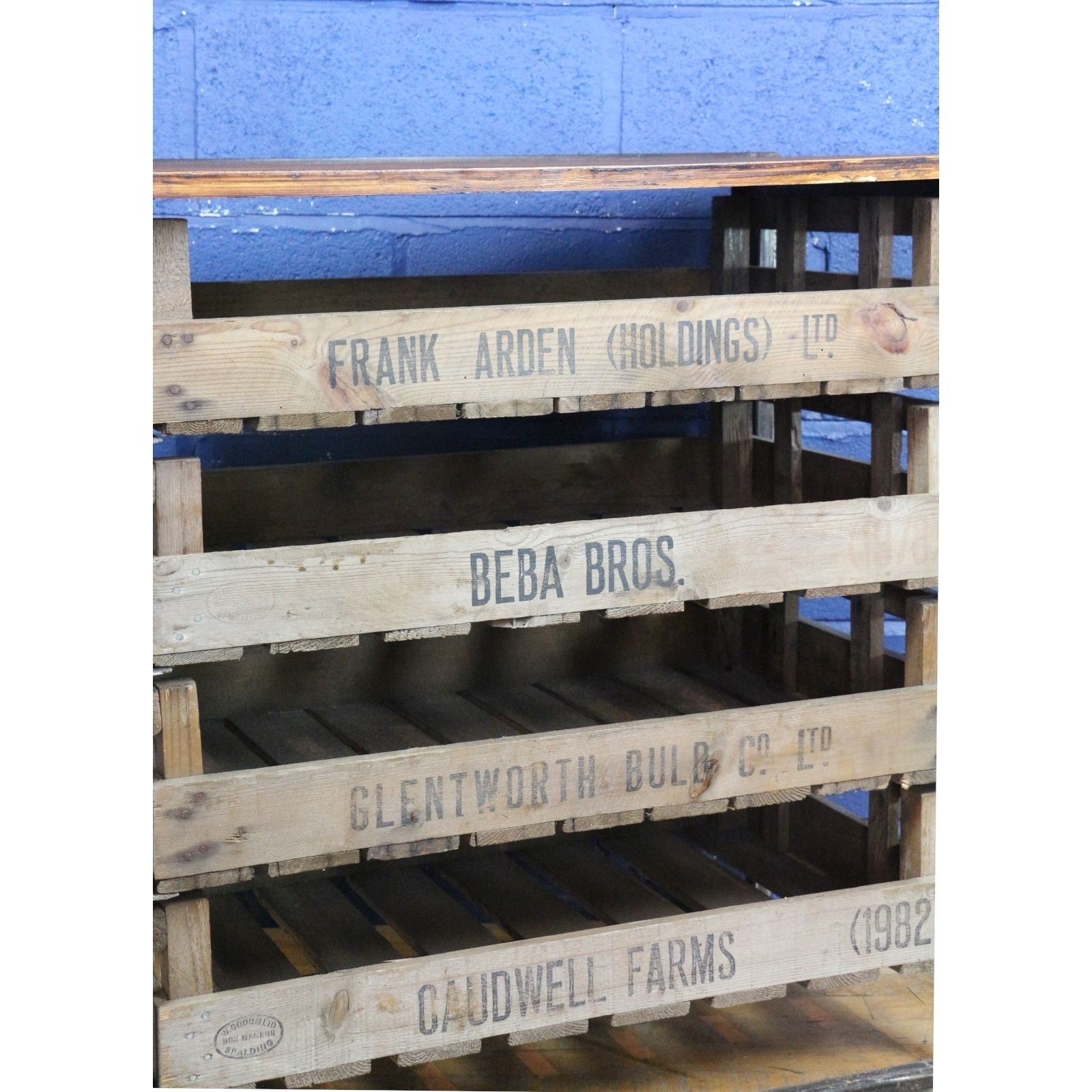 An Industrial 4 Drawer Chest, Set With Potato Chitting Trays, Great Storage photo 220.0
