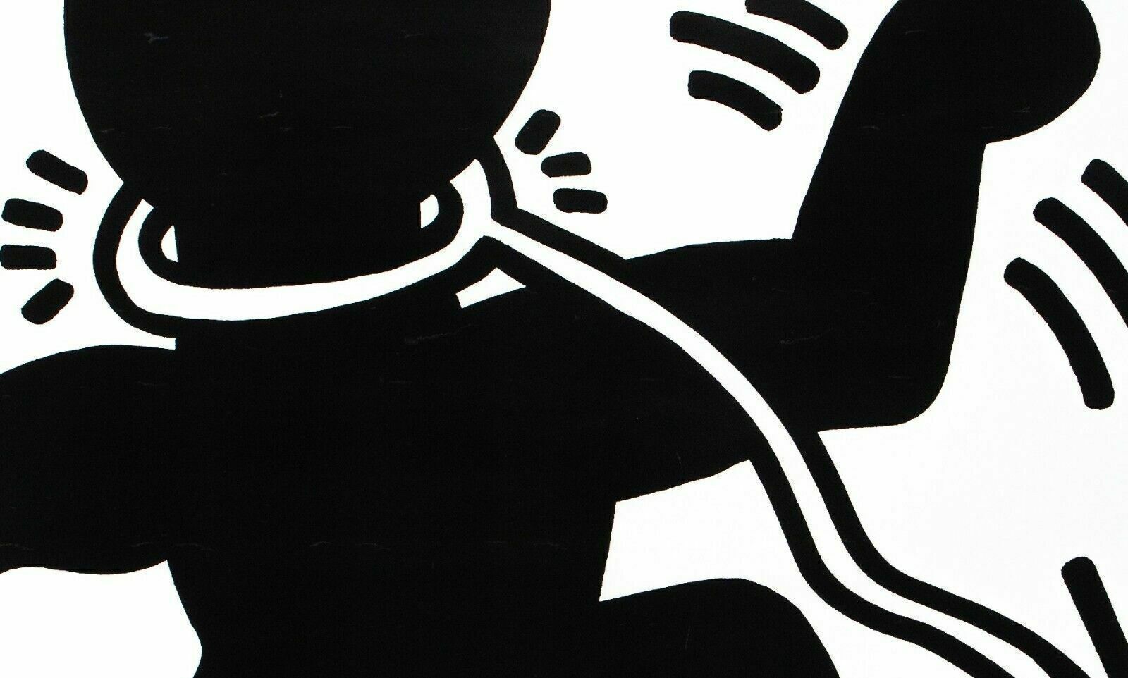 Keith Haring, 1985   Free South Africa   Original Lithographic Vintage Poster photo Art