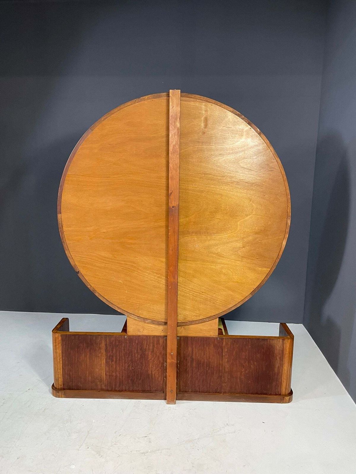 Art Deco Vanity With Stool, Walnut, Czechoslovakia, 1930s photo 2302.0