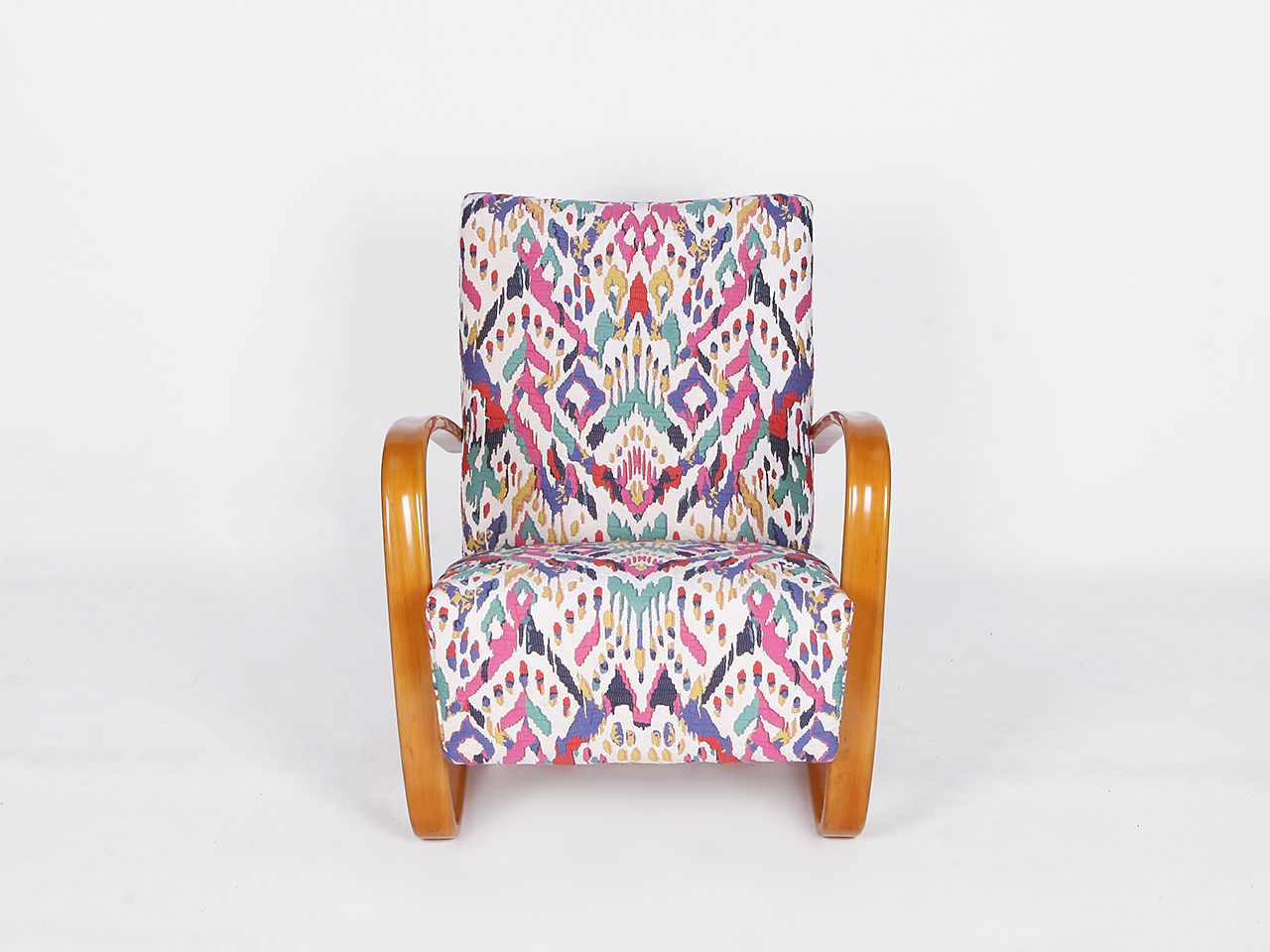 Streamline Chair H 269 By Jindřich Halabala For Spojene Up Zavody, 1930s photo furniture