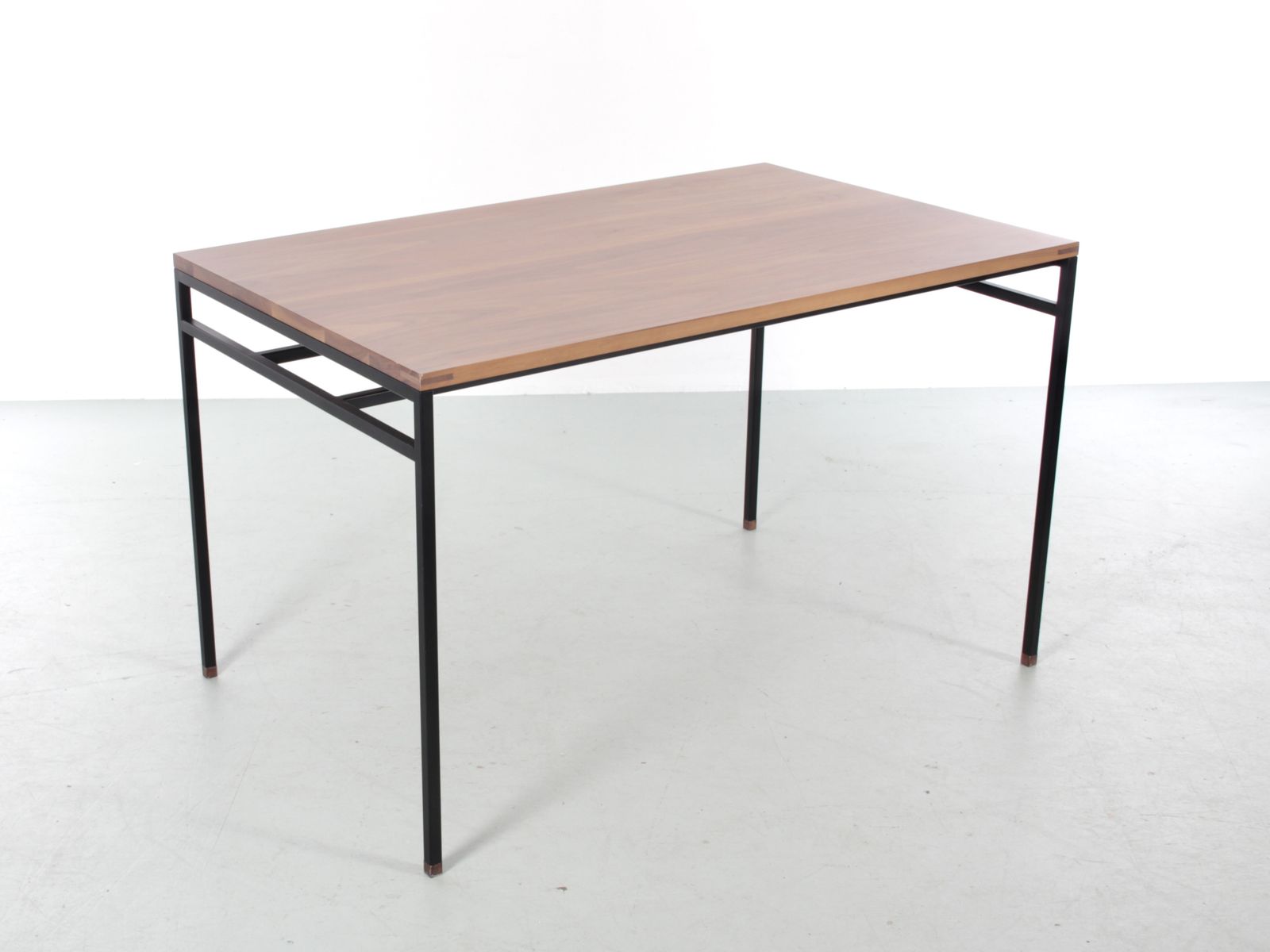 Desk Model Cosmopol, In Steel And Walnut. 120x60 Cm photo vintage