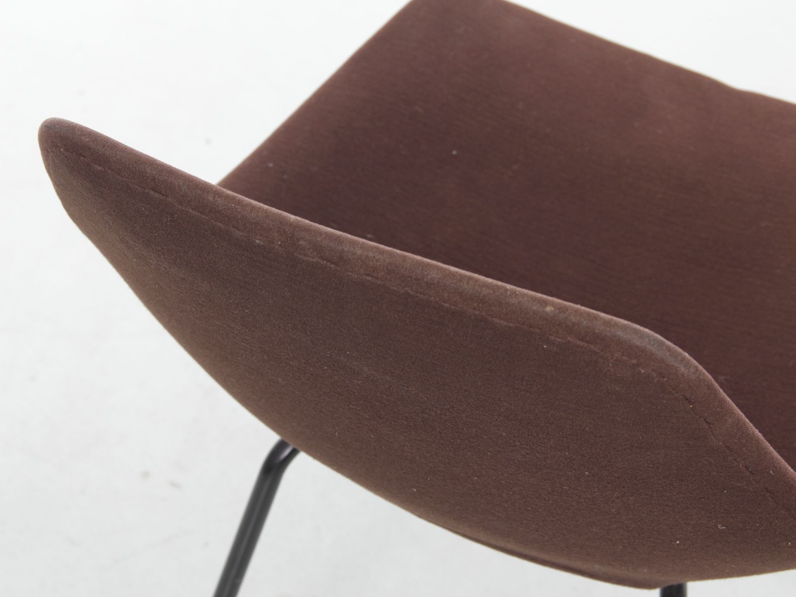 650.0 Mid Century Modern Pair Of “Tonneau” Chairs, 1965 Edition By Steiner, Designed By Pierre Guariche photo