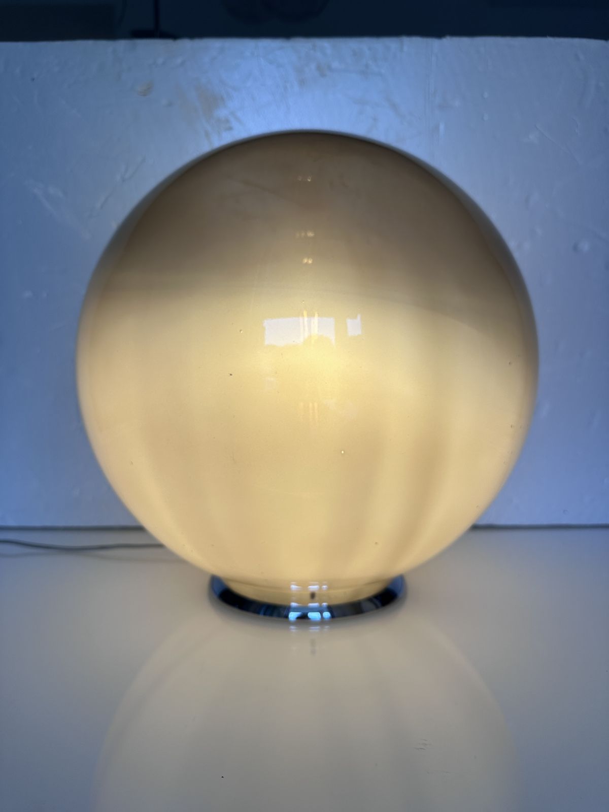 photo vinterior Italian Table Lamp Murano Glass By Simoeng In Varnished Fume'