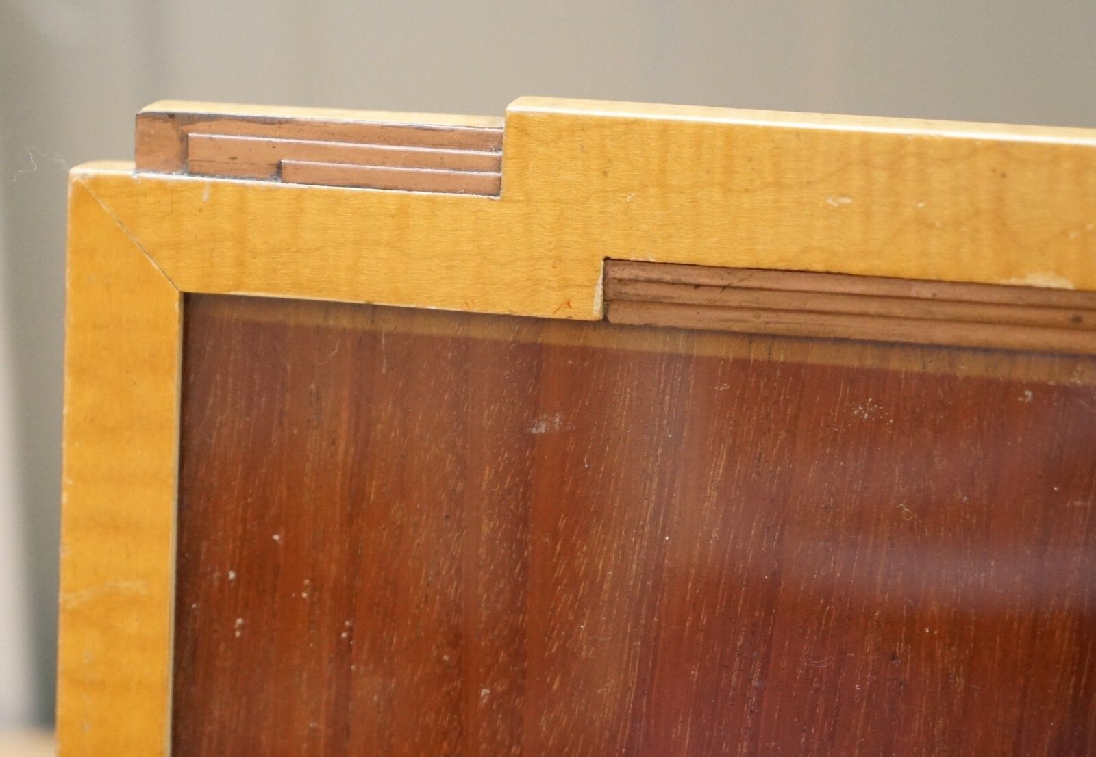 Asprey London American Art Deco Satinwood Table Picture Frame Exceptional Piece photo vinterior