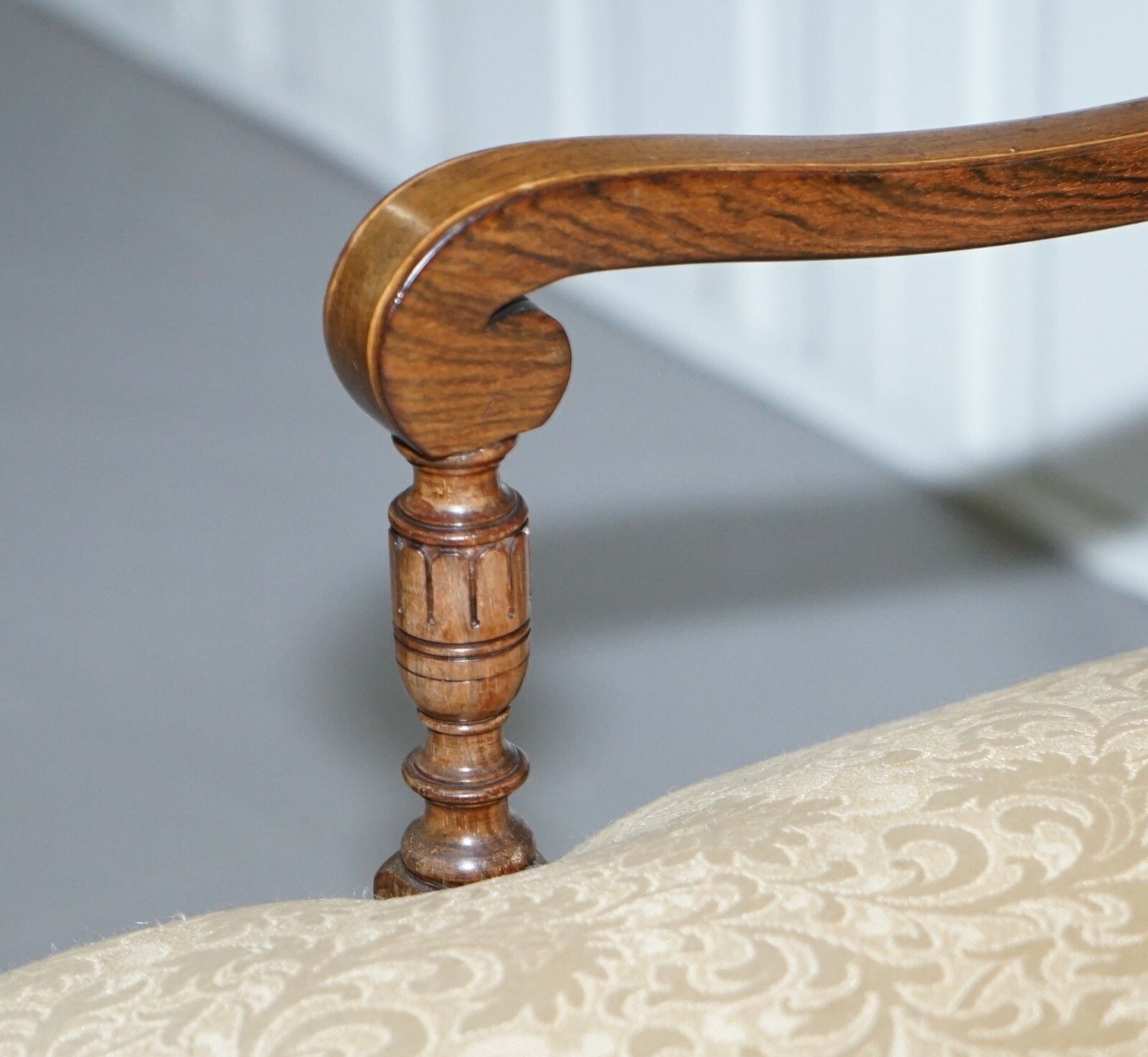 Stunning Rosewood Sheraton Revival Chesterfield Library Armchair Part Of A Suite photo 750.0