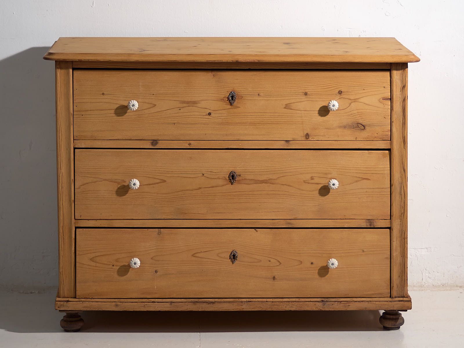 Antique Solid Wood Chest Of Drawers (C.1920) #33 photo 1648.0