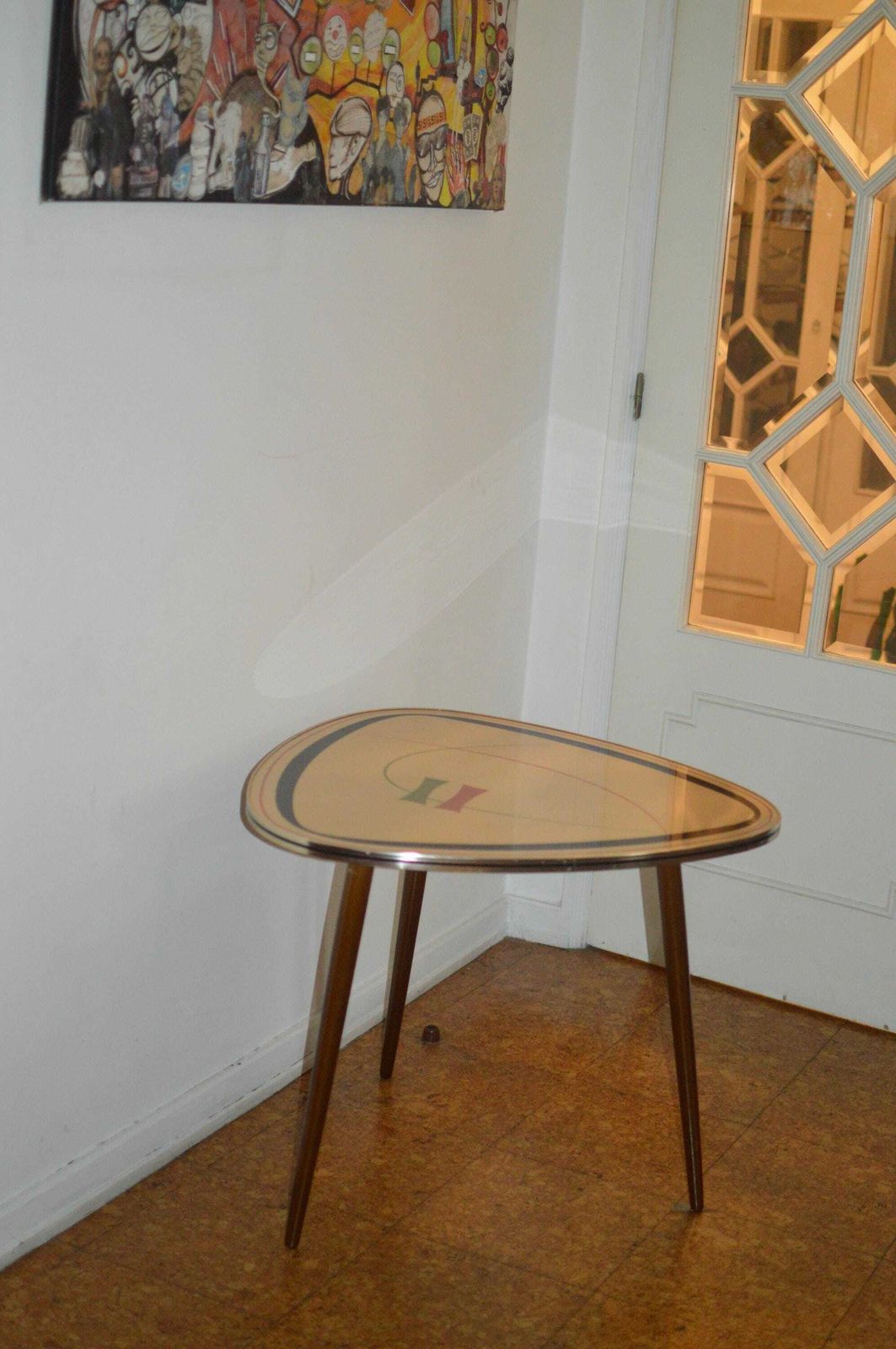 photo furniture Vintage 50s Mid Century Nordic Modernist Rockabilly Desk Tripod Desk