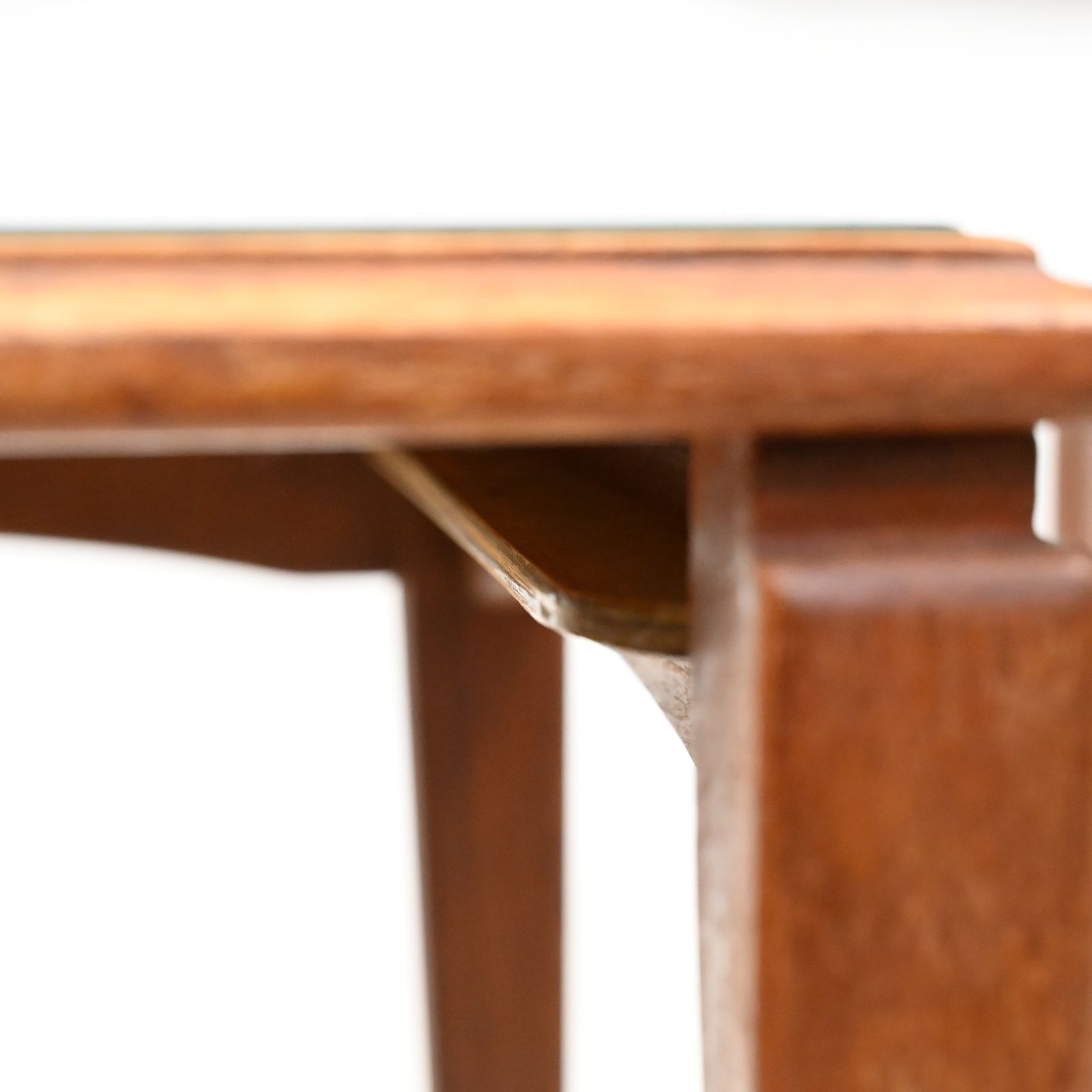 Furniture Retro Teak Nest Of Tables With Glass Tops Free Uk Delivery. photo