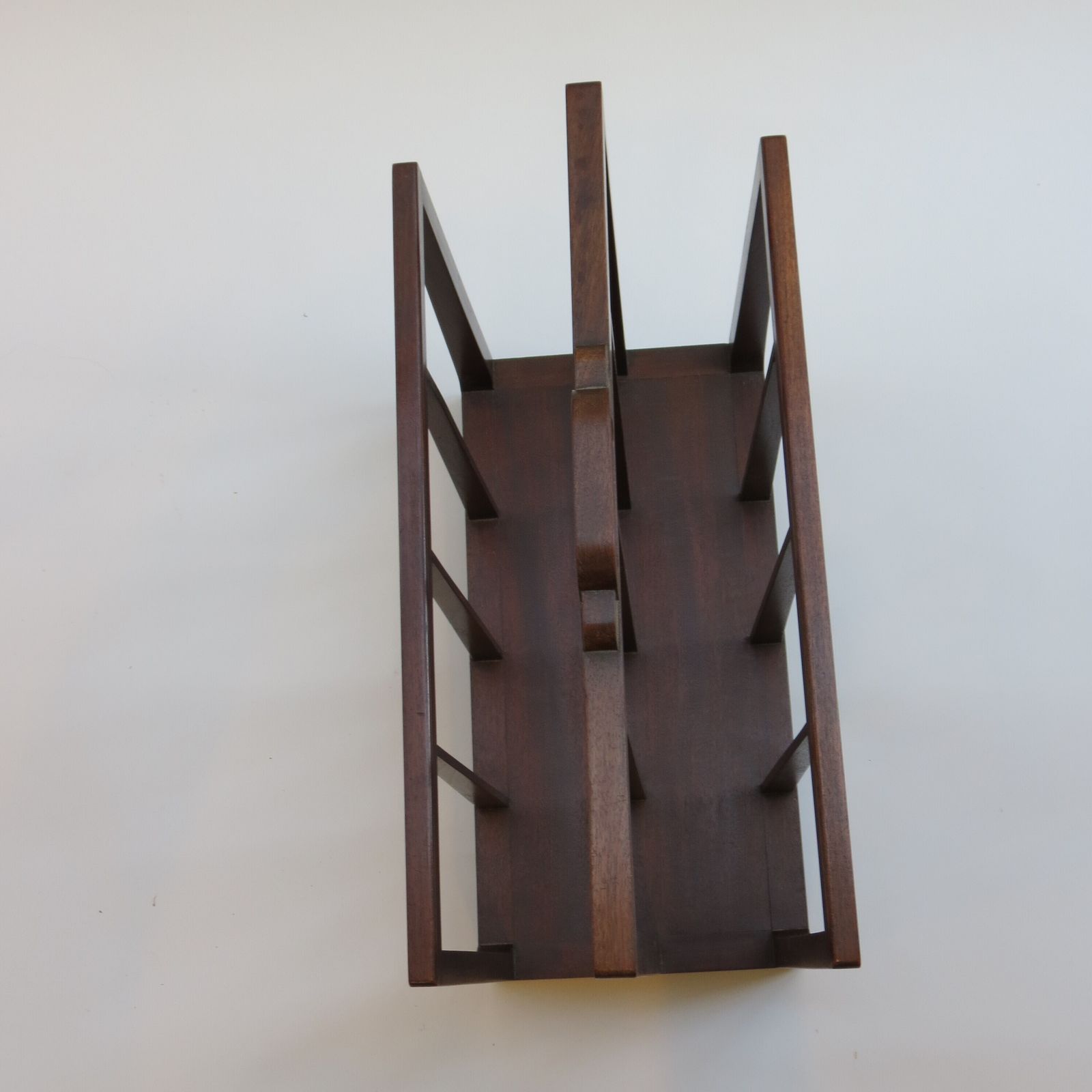 1930s Afrormosia Modernist Magazine Rack photo Home Decor