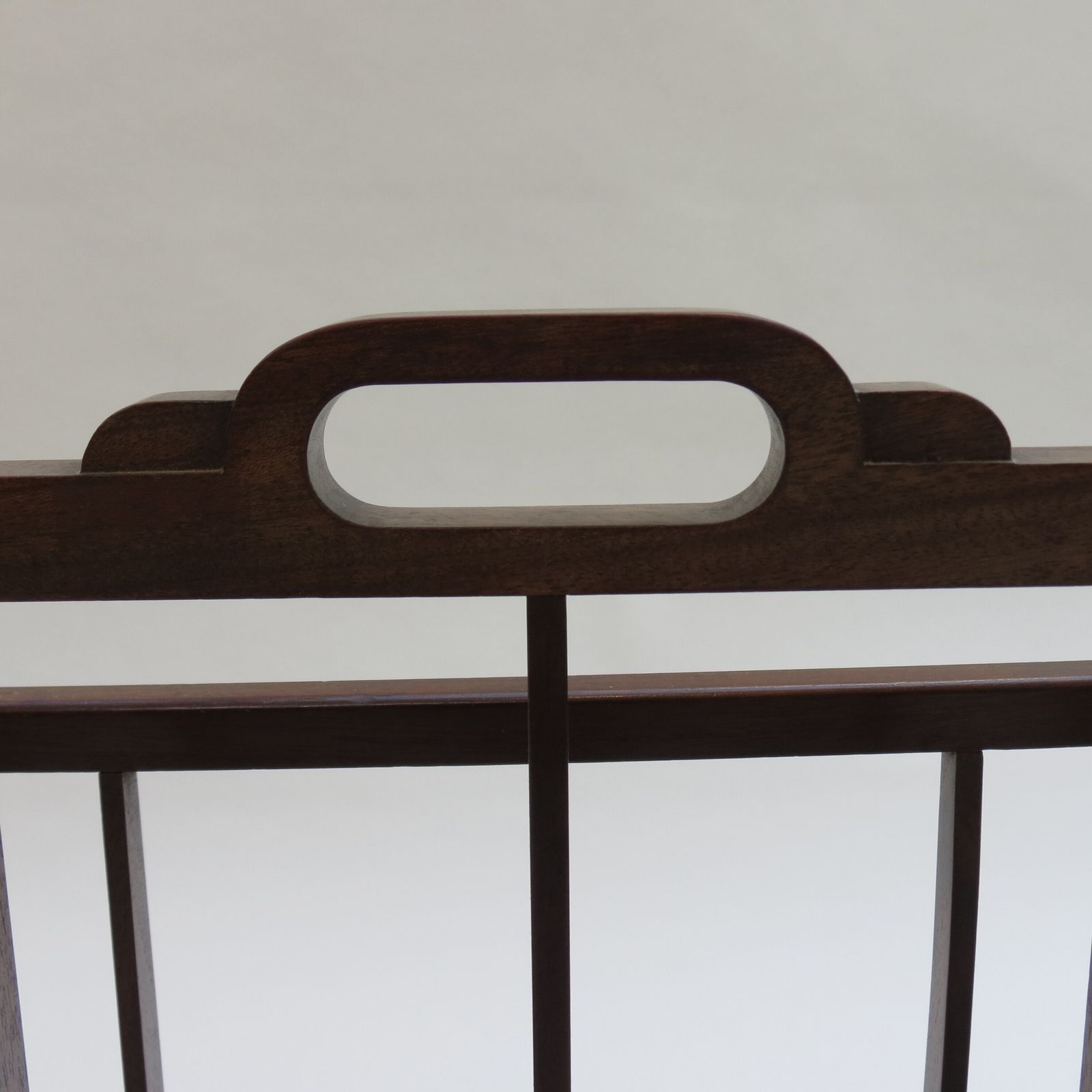 photo furniture 1930s Afrormosia Modernist Magazine Rack