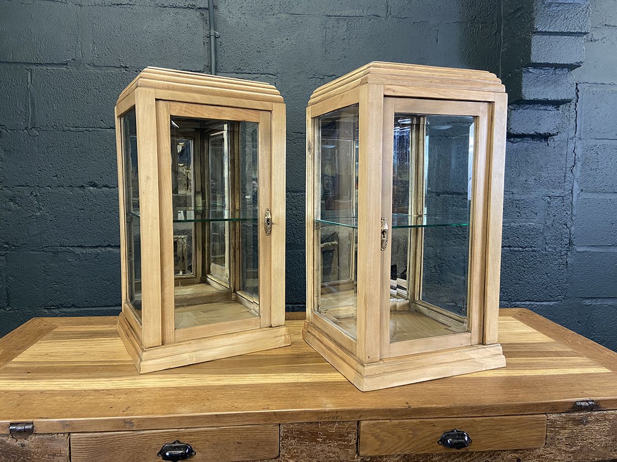 Pair Of French Art Deco Display Cabinets photo for sale