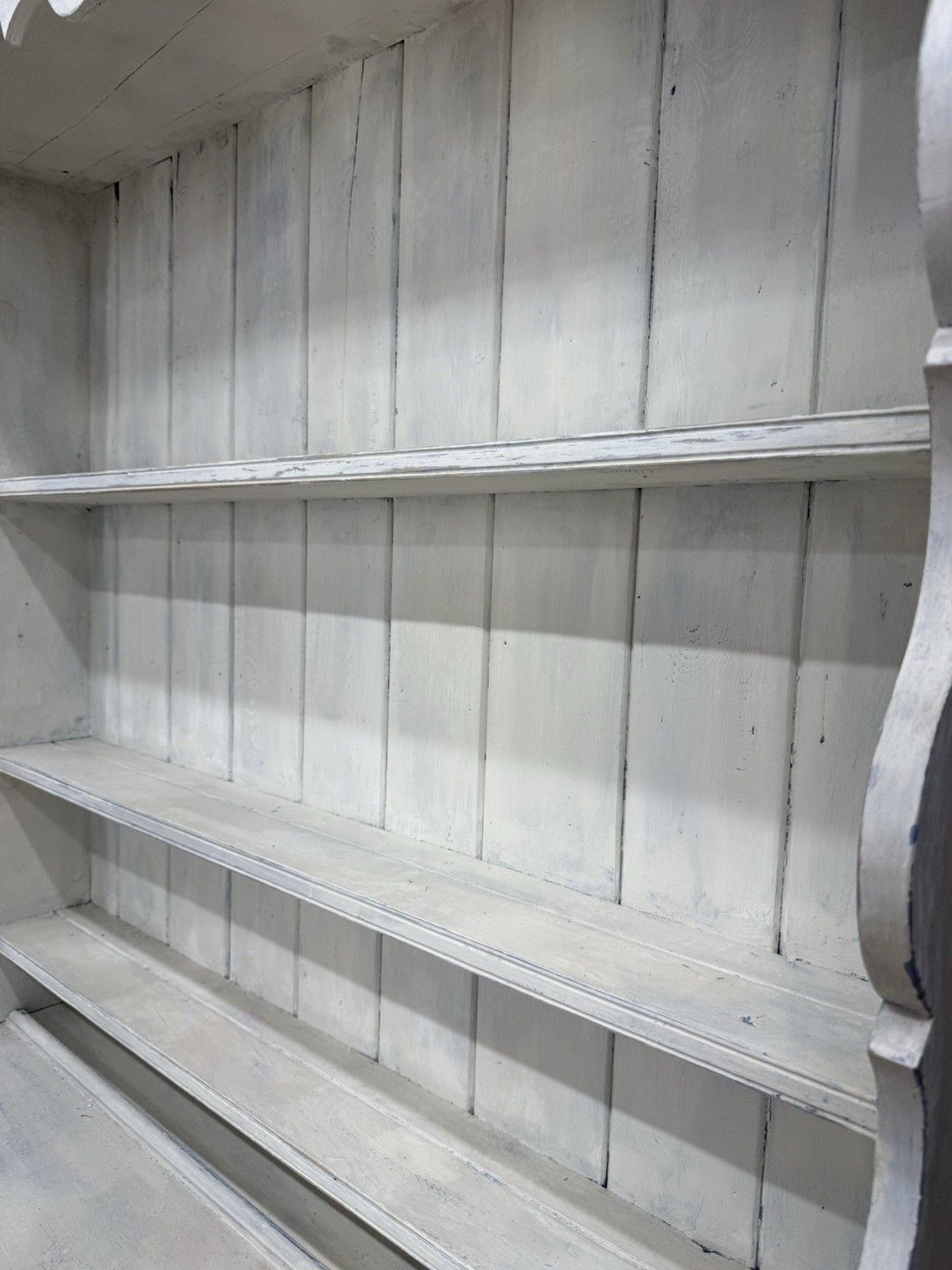 Antique Pine Display Dresser Pantry Cupboard / Kitchen Storage / Distressed photo buy