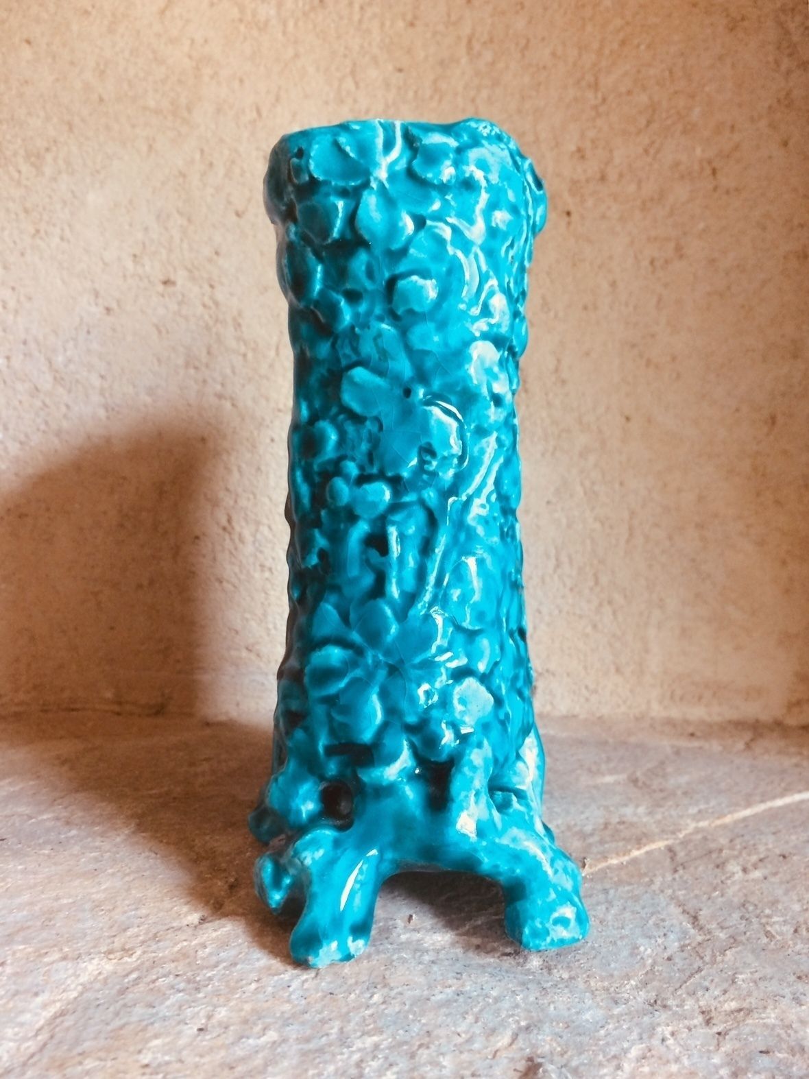 Lachenal Art Nouveau Vase With Floral Detail photo for sale