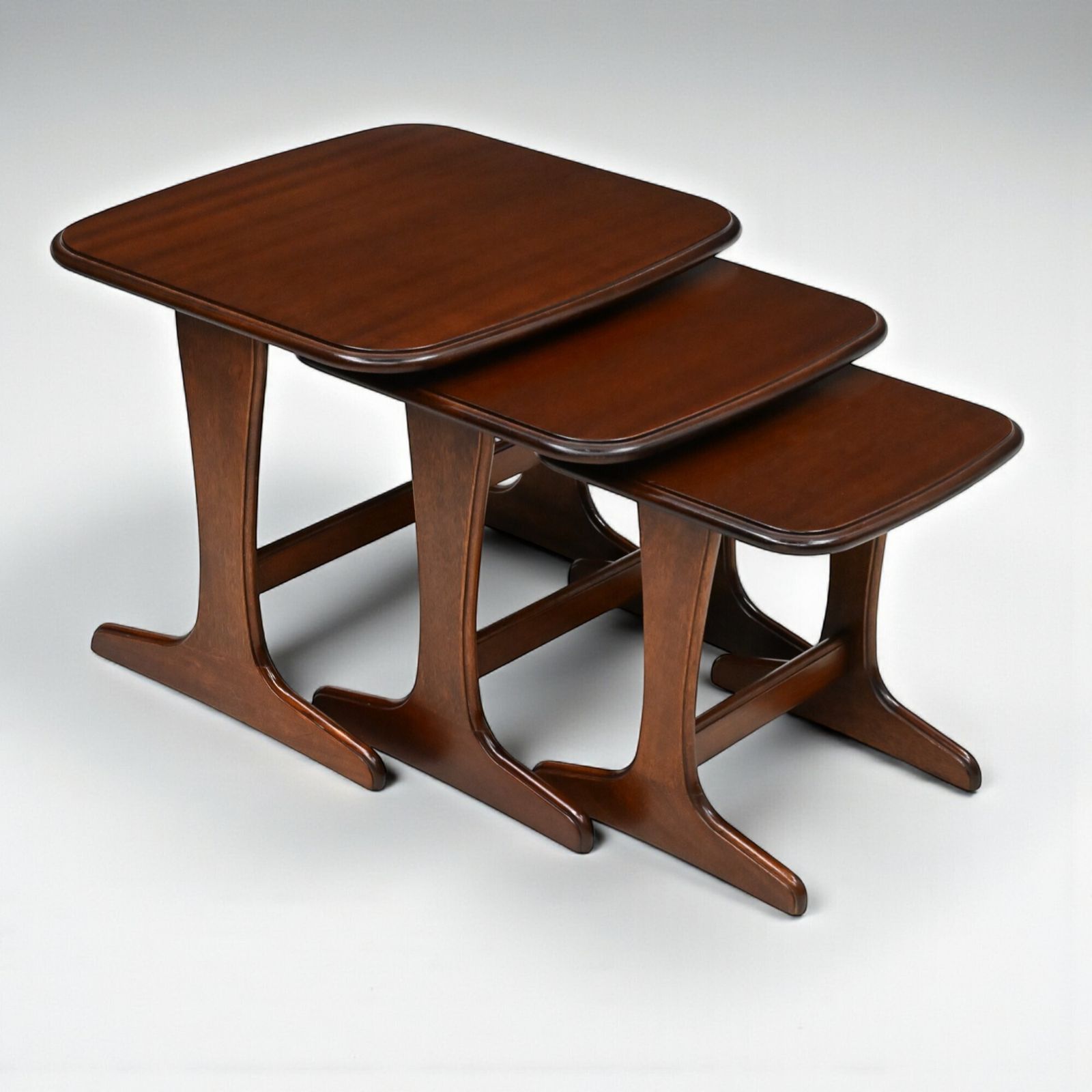 Nest Of Tables G Plan Style Mid Century Modern 1970s Free Uk Delivery