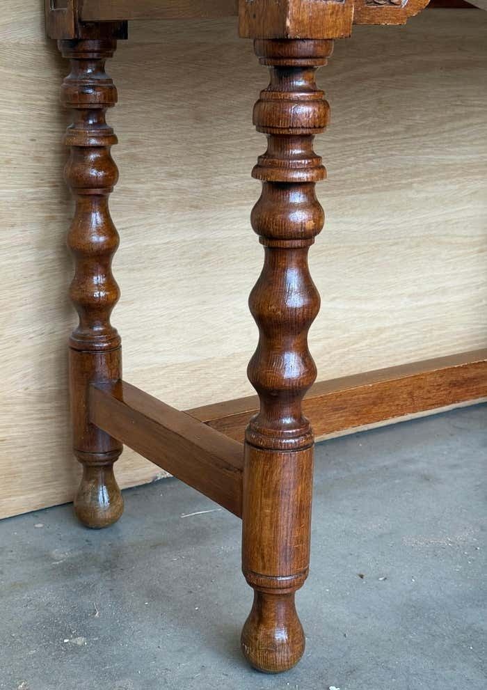 photo vinterior Grande table de chevet ou console basse espagnole avec tiroir