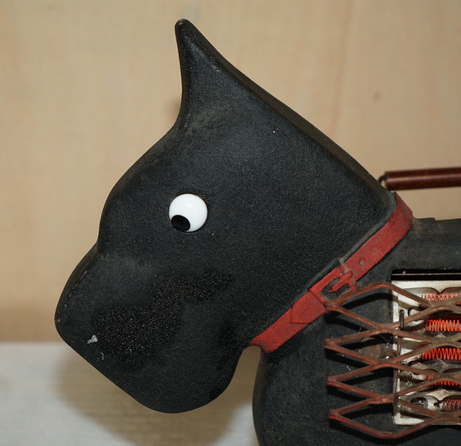 Original Restored Art Deco Zooray Highland Terrier Scottie Dog Electric Heater photo for sale