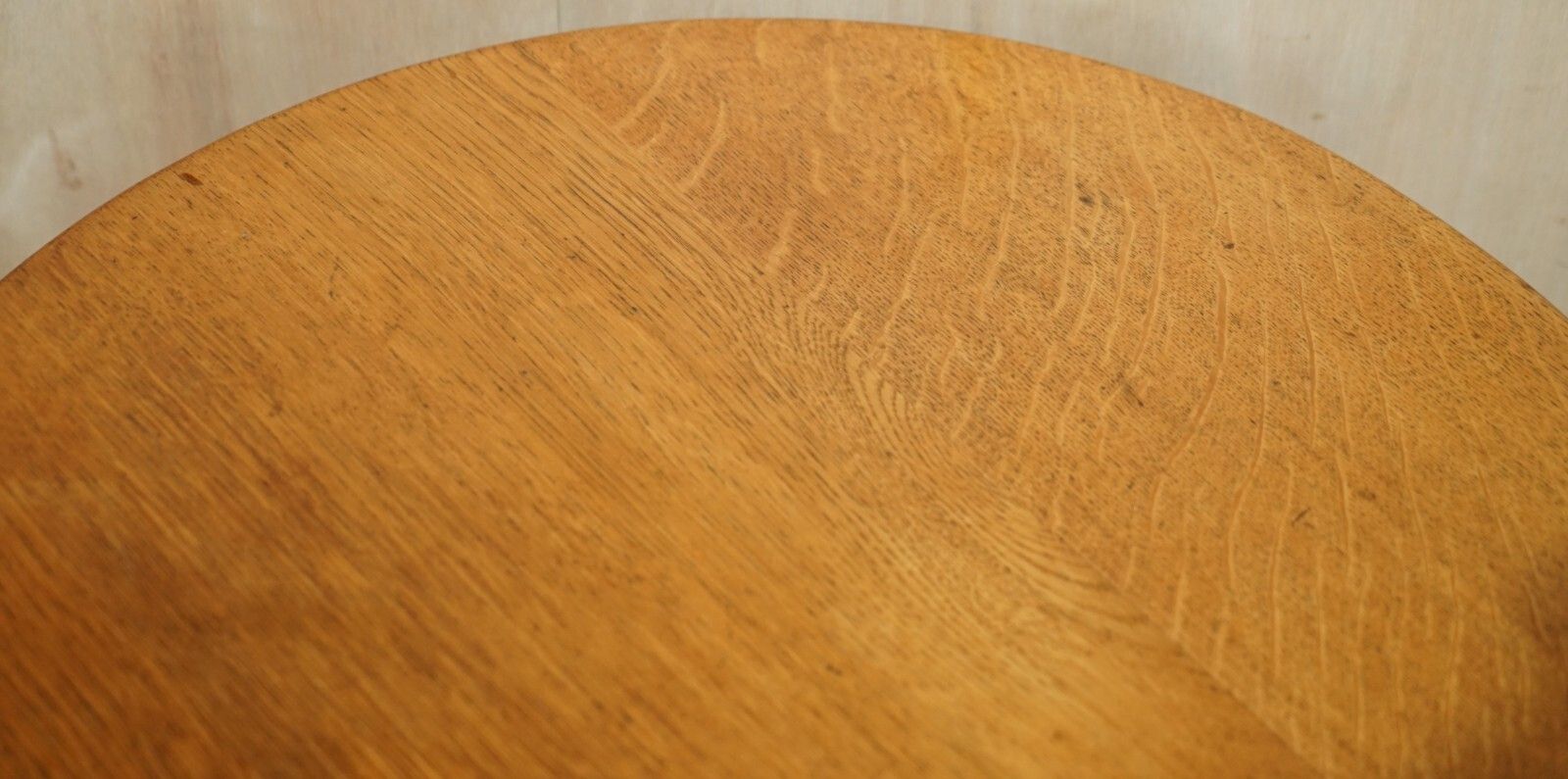 Lovely Circa 1900 English Oak Side Table With Turned Legs And A Nice Rich Patina photo vintage